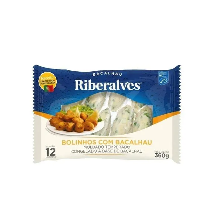 Bolinho De Bacalhau Riberalves 360g