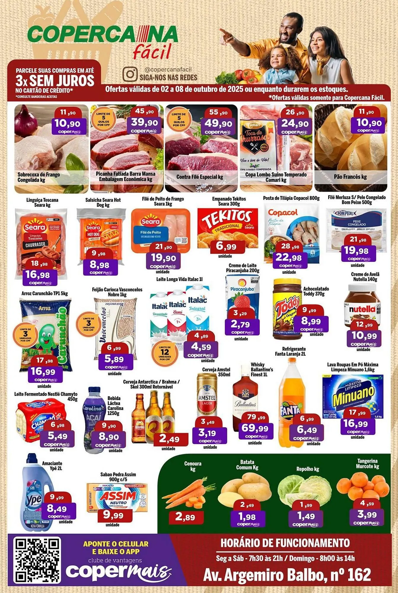 Encarte de Tabloide Copercana 2 de outubro até 8 de outubro 2025 - Pagina 1