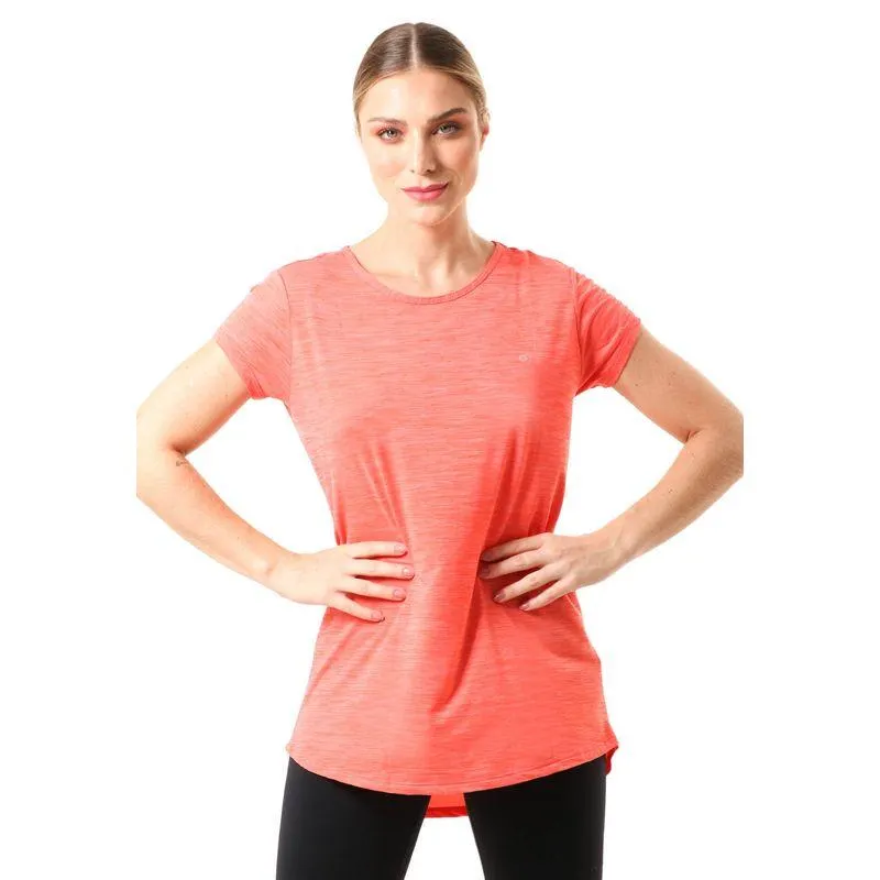 Camiseta Feminina Manga Curta Mullet Energy Laranja
