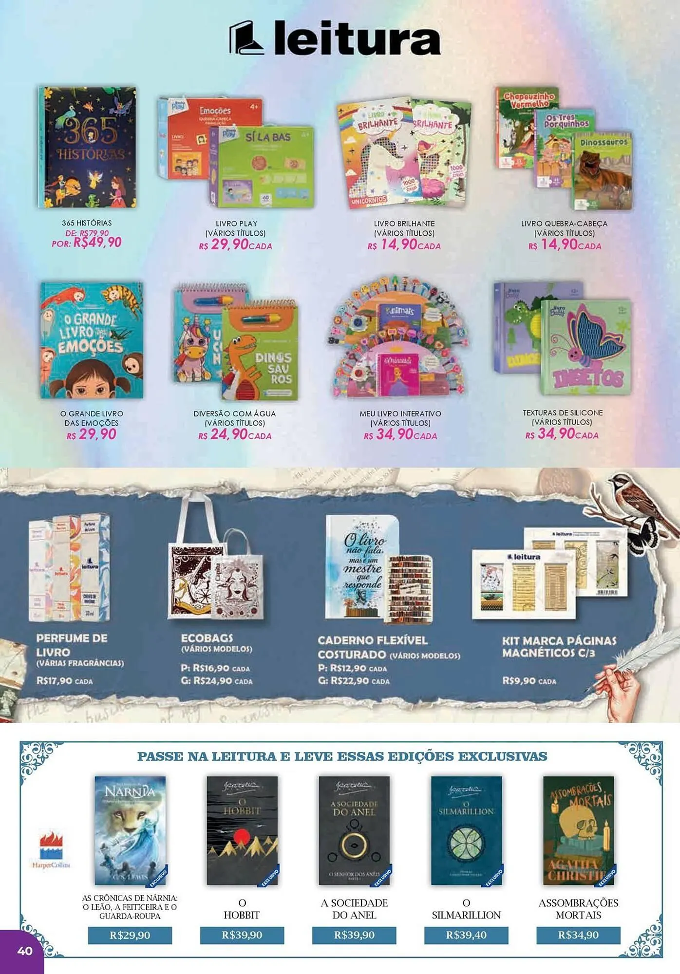 Encarte de Catálogo Livraria Leitura 31 de janeiro até 28 de fevereiro 2026 - Pagina 40