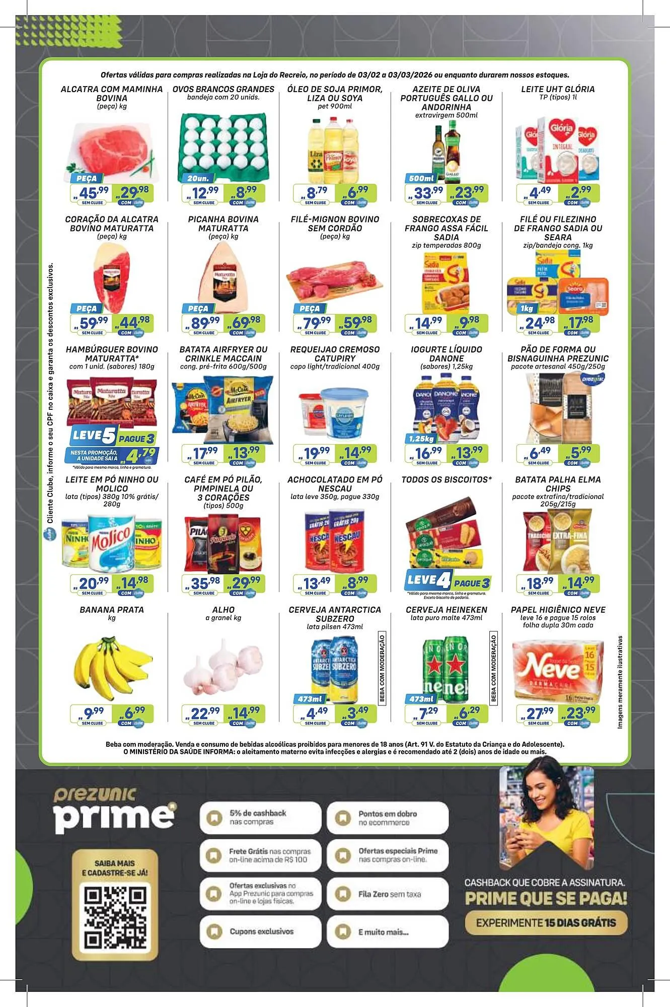 Encarte de Encarte Prezunic 3 de fevereiro até 3 de março 2026 - Pagina 2