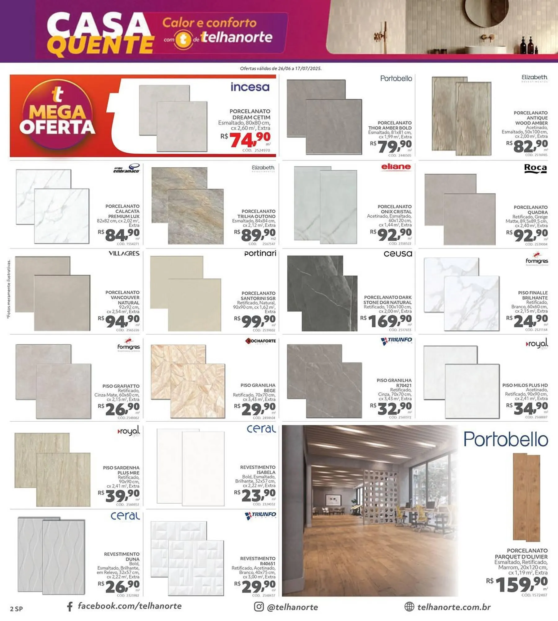 Encarte de Catálogo Telhanorte 26 de junho até 17 de julho 2025 - Pagina 2