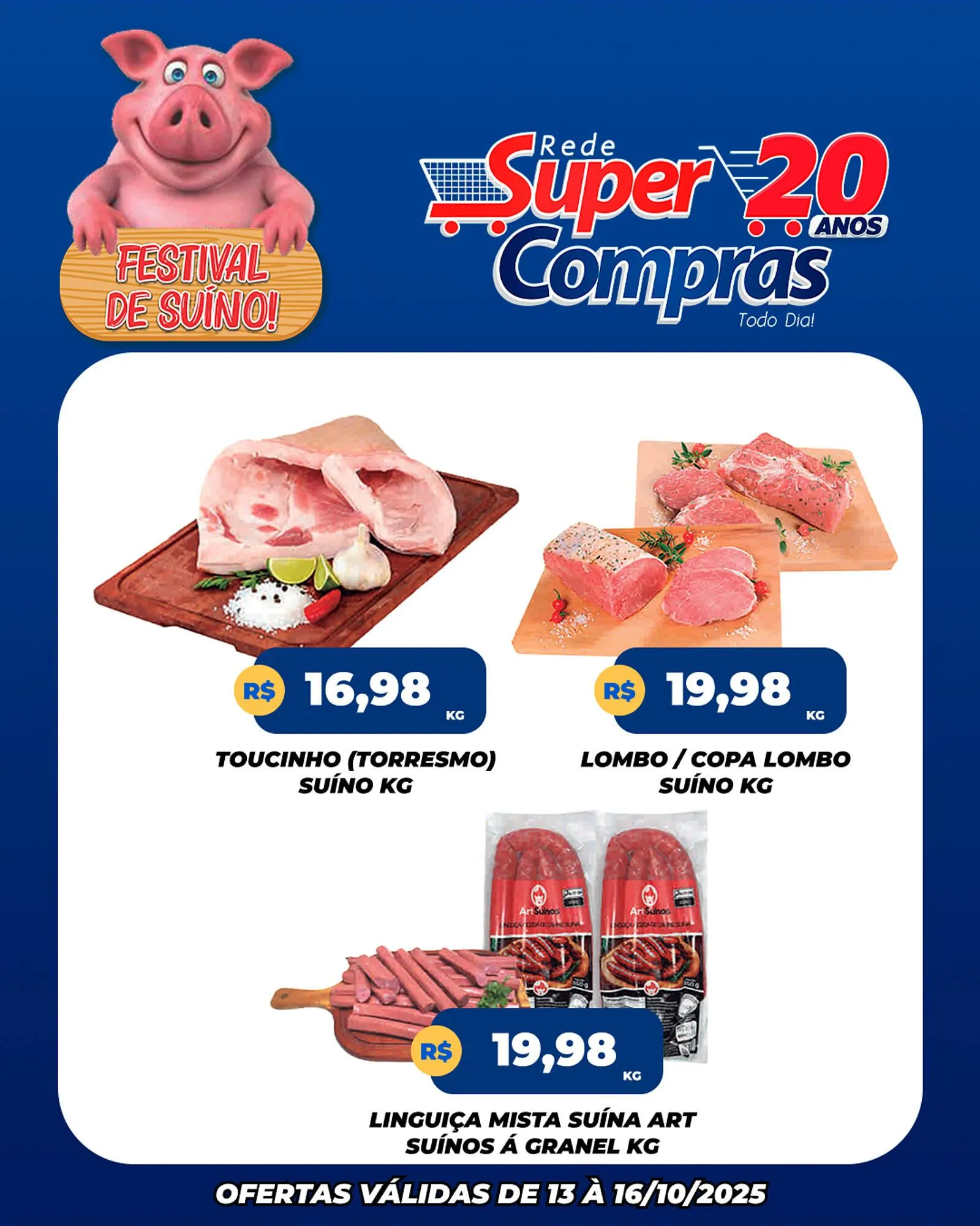 Encarte de Encarte Rede Super Compras 14 de outubro até 16 de outubro 2025 - Pagina 1