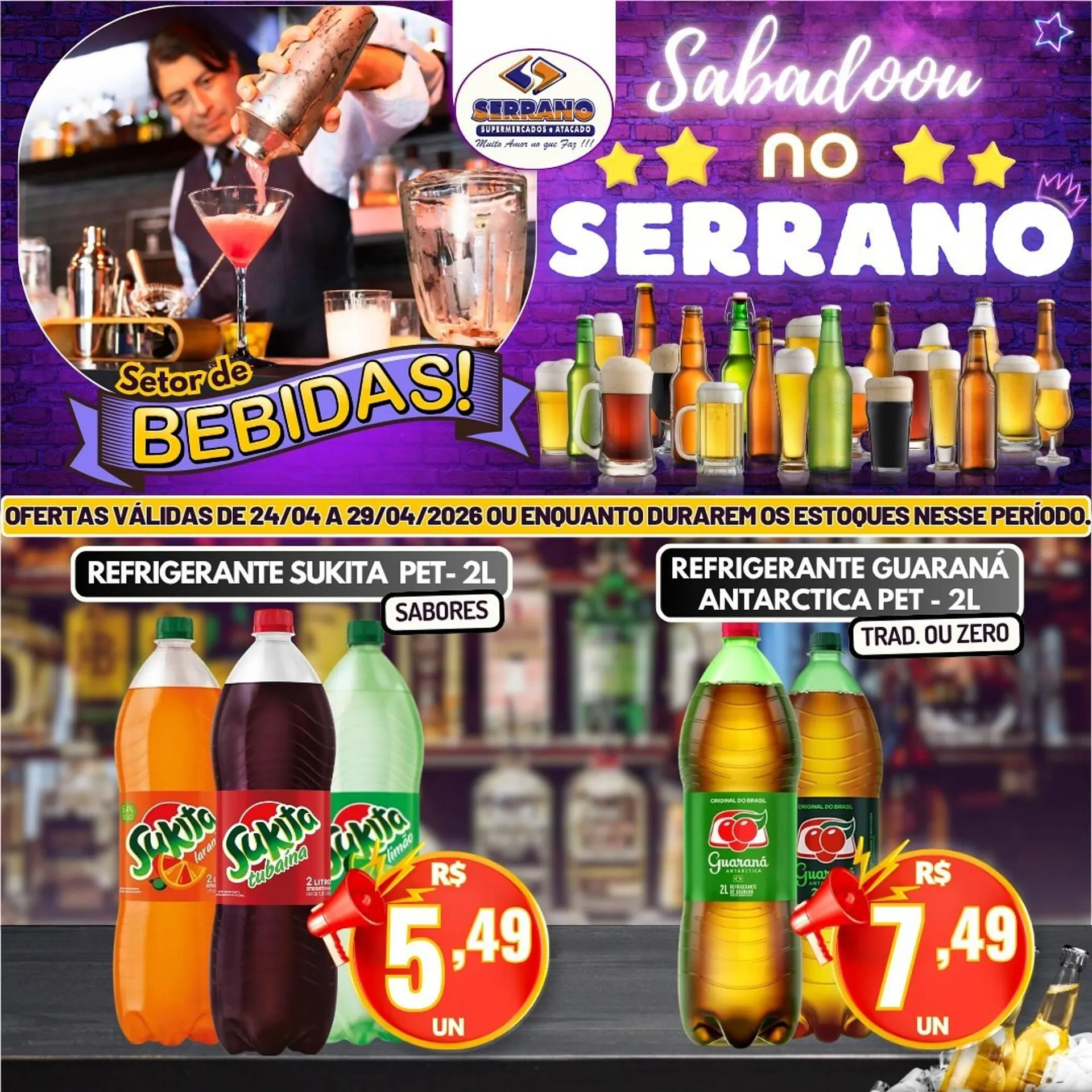 Encarte de Catálogo Serrano Supermercado 25 de abril até 29 de abril 2026 - Pagina 5