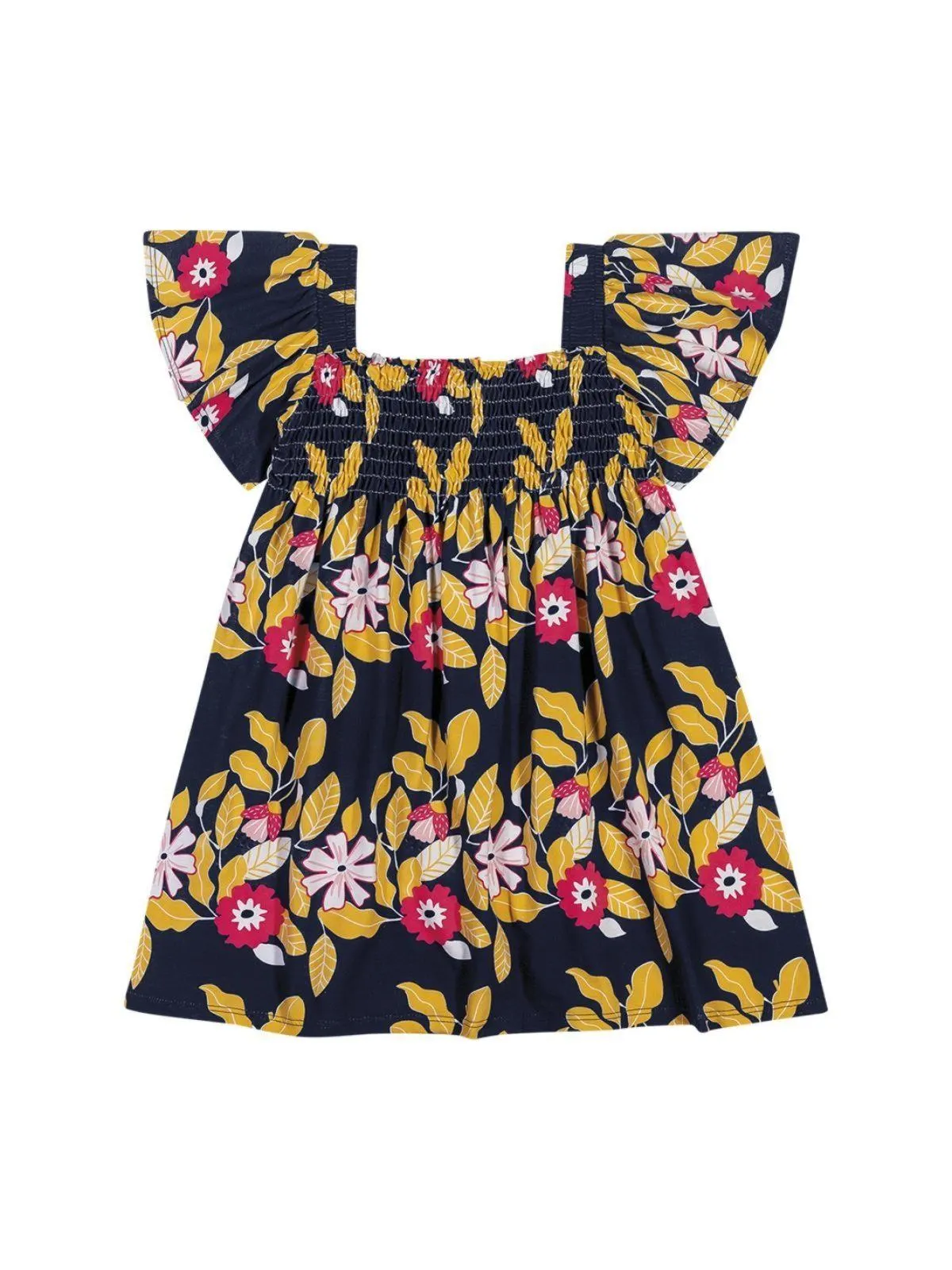 Vestido Infantil Nanai Marinho