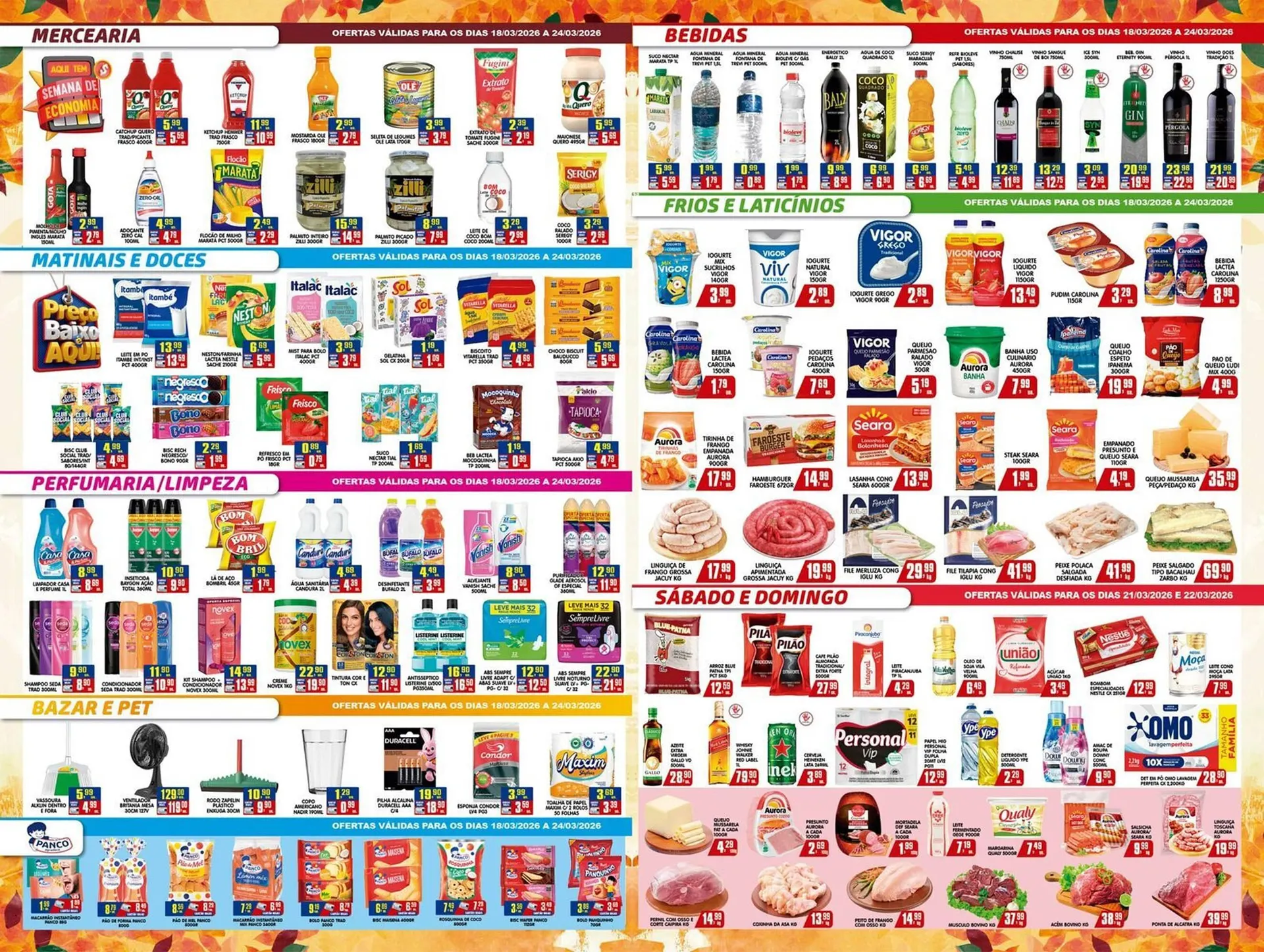 Encarte de Folheto Higa's Supermercado 18 de março até 24 de março 2026 - Pagina 2