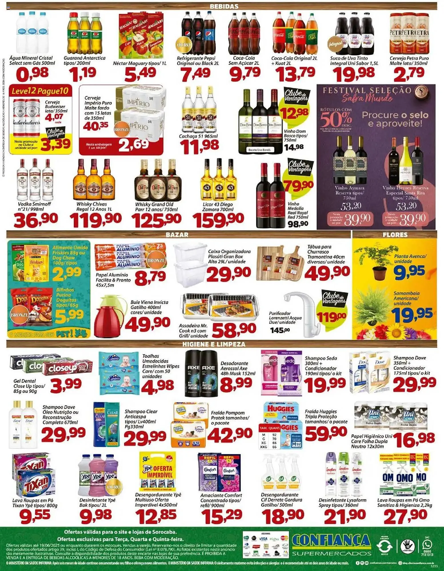 Encarte de Catálogo Confiança Supermercados 17 de junho até 19 de junho 2025 - Pagina 4