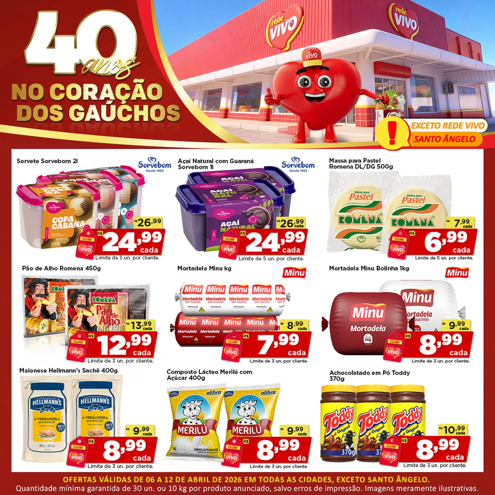 Encarte de Encarte Rede Vivo 6 de abril até 12 de abril 2026 - Pagina 1