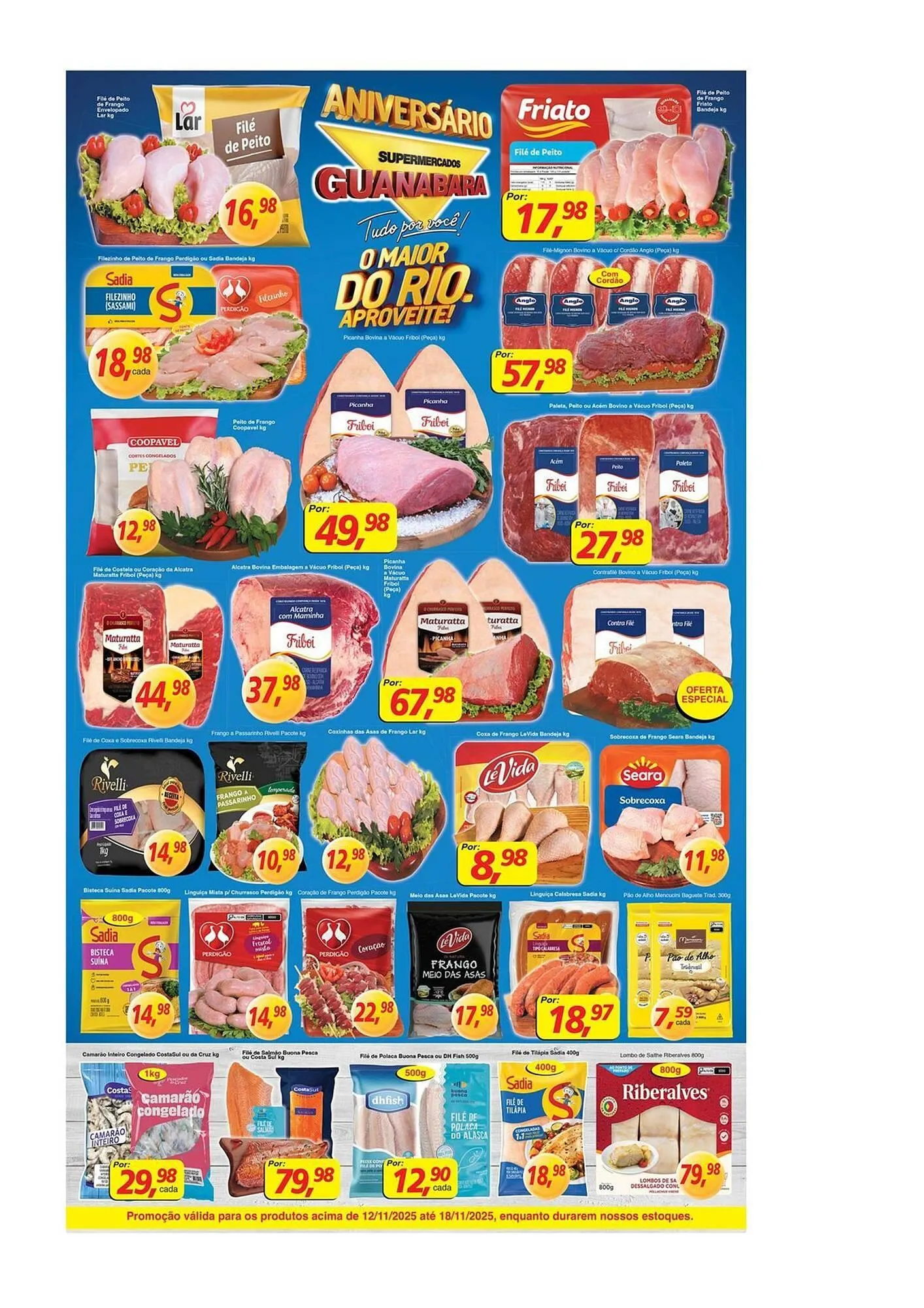 Encarte de Encarte Supermercados Guanabara 12 de novembro até 18 de novembro 2025 - Pagina 5
