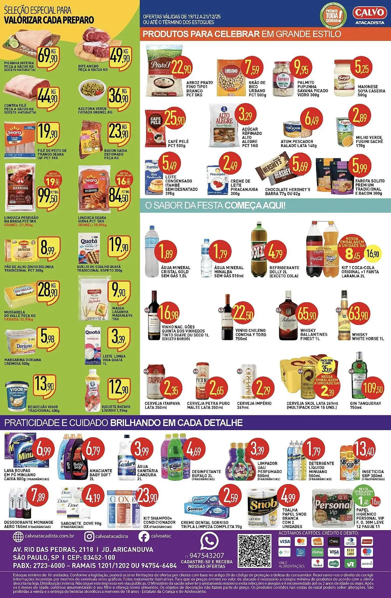 Encarte de Folheto Calvo Atacadista 19 de dezembro até 21 de dezembro 2025 - Pagina 2