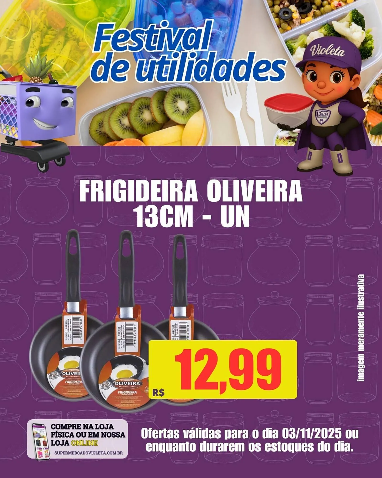 Encarte de Catálogo Violeta Supermercados 3 de novembro até 3 de novembro 2025 - Pagina 4