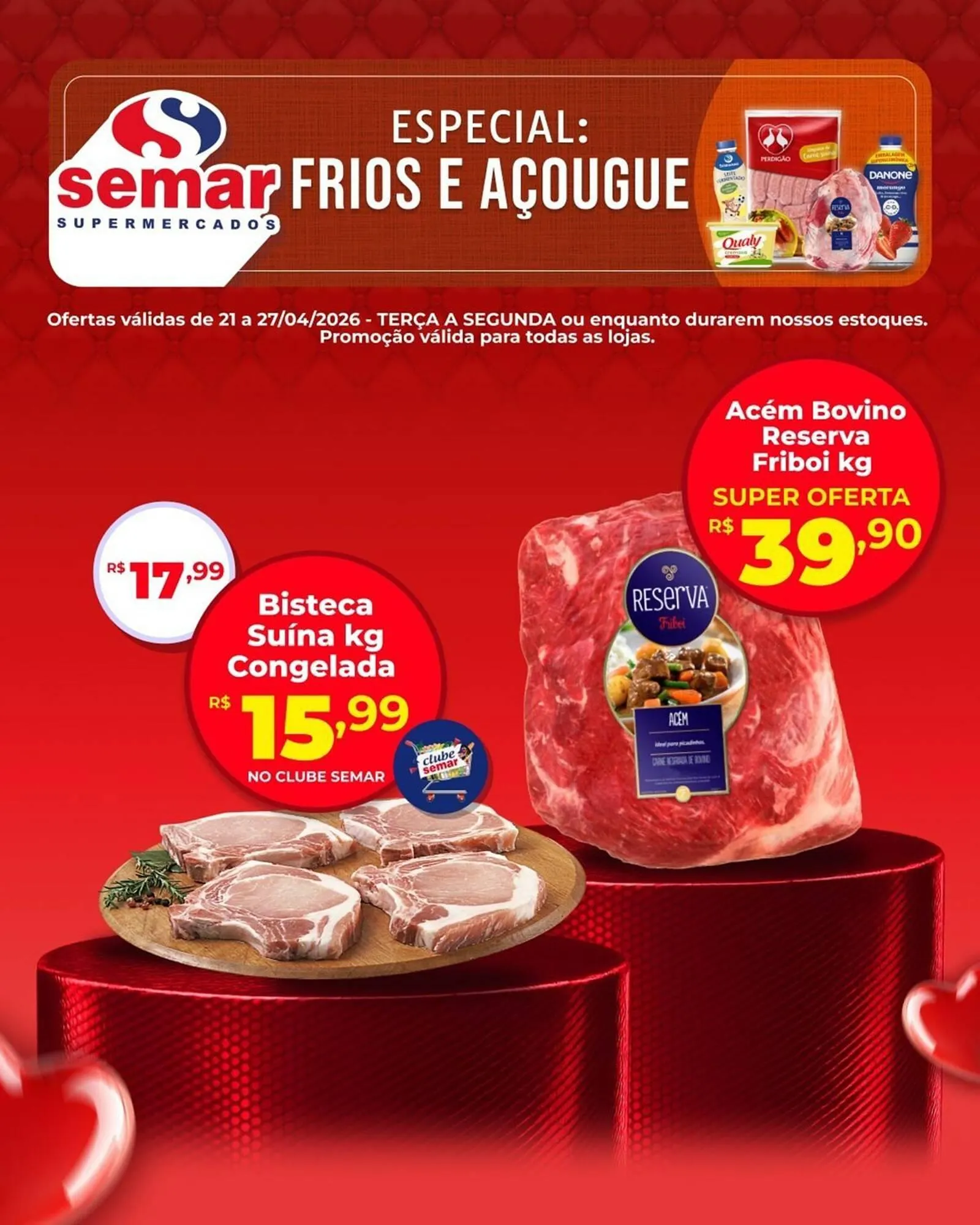 Encarte de Folheto Semar Supermercado 21 de abril até 27 de abril 2026 - Pagina 2