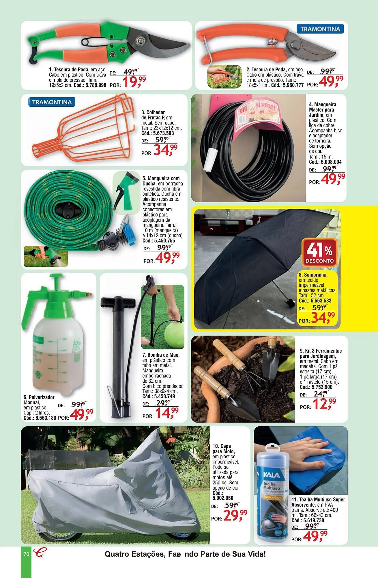 Encarte de Revista Quatro Estações 30 de março até 7 de julho 2026 - Pagina 66