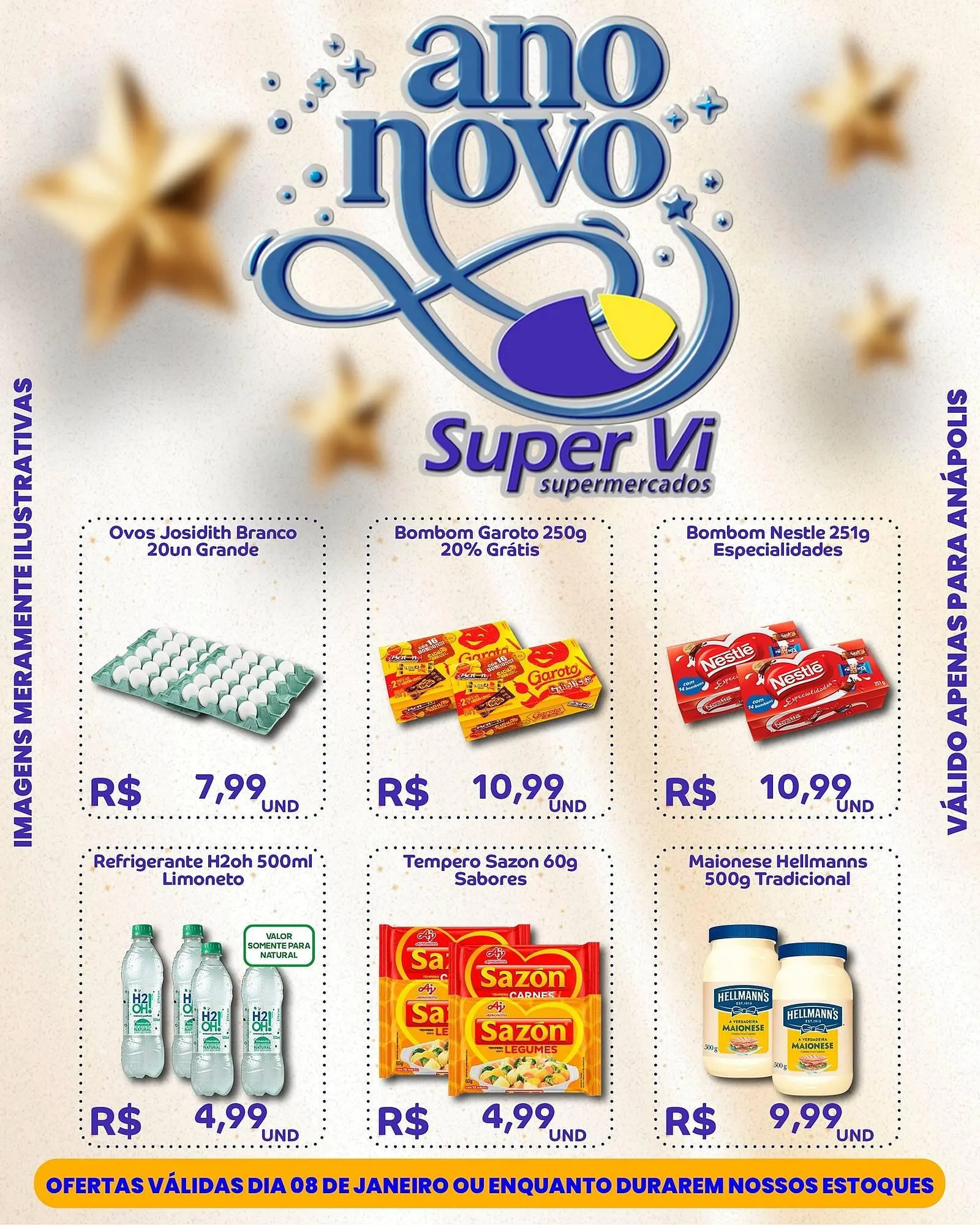 Encarte de Catálogo Super Vi Supermercados 8 de janeiro até 8 de janeiro 2026 - Pagina 1