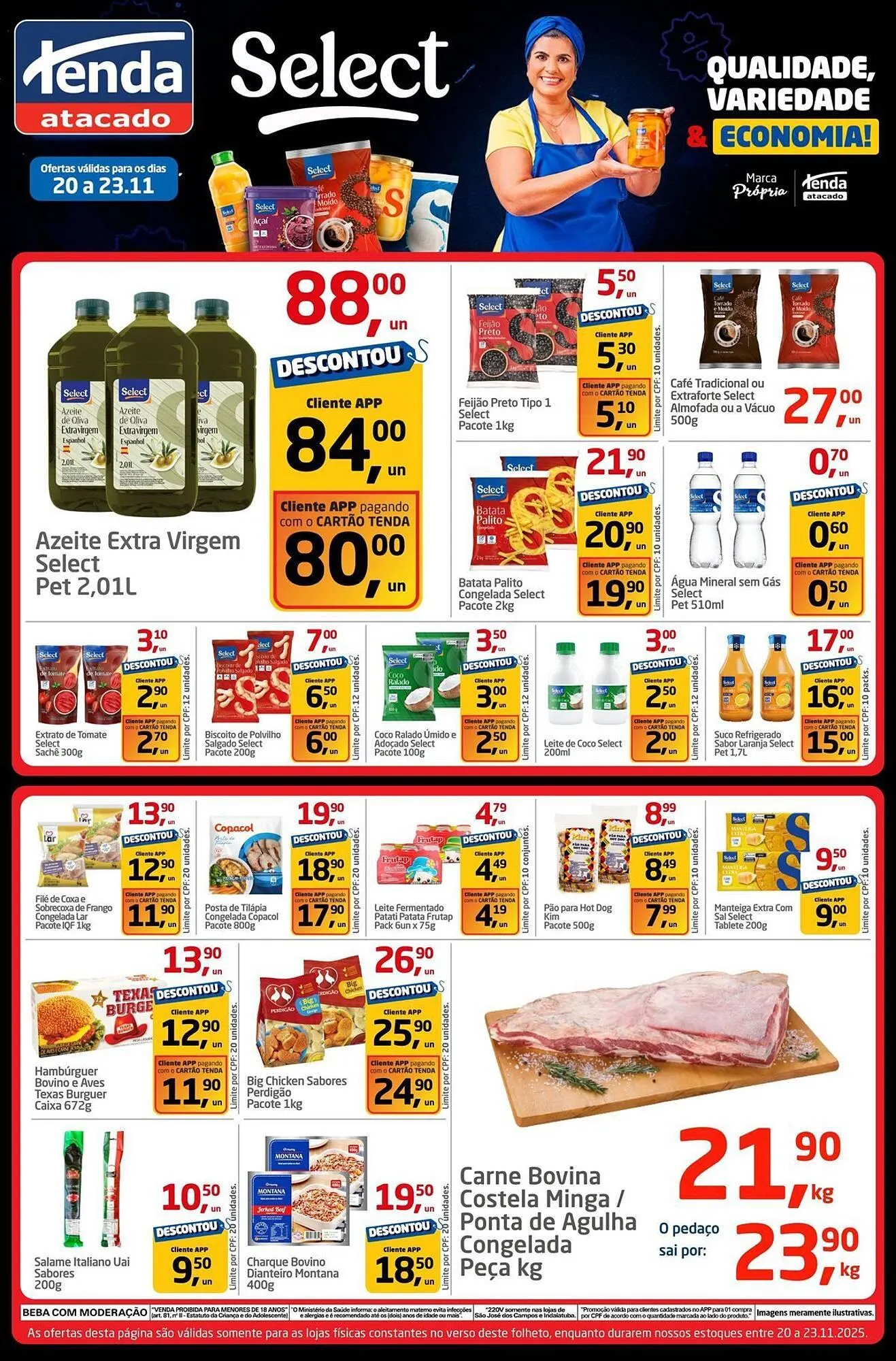 Encarte de Folheto Tenda Atacado 20 de novembro até 23 de novembro 2025 - Pagina 3