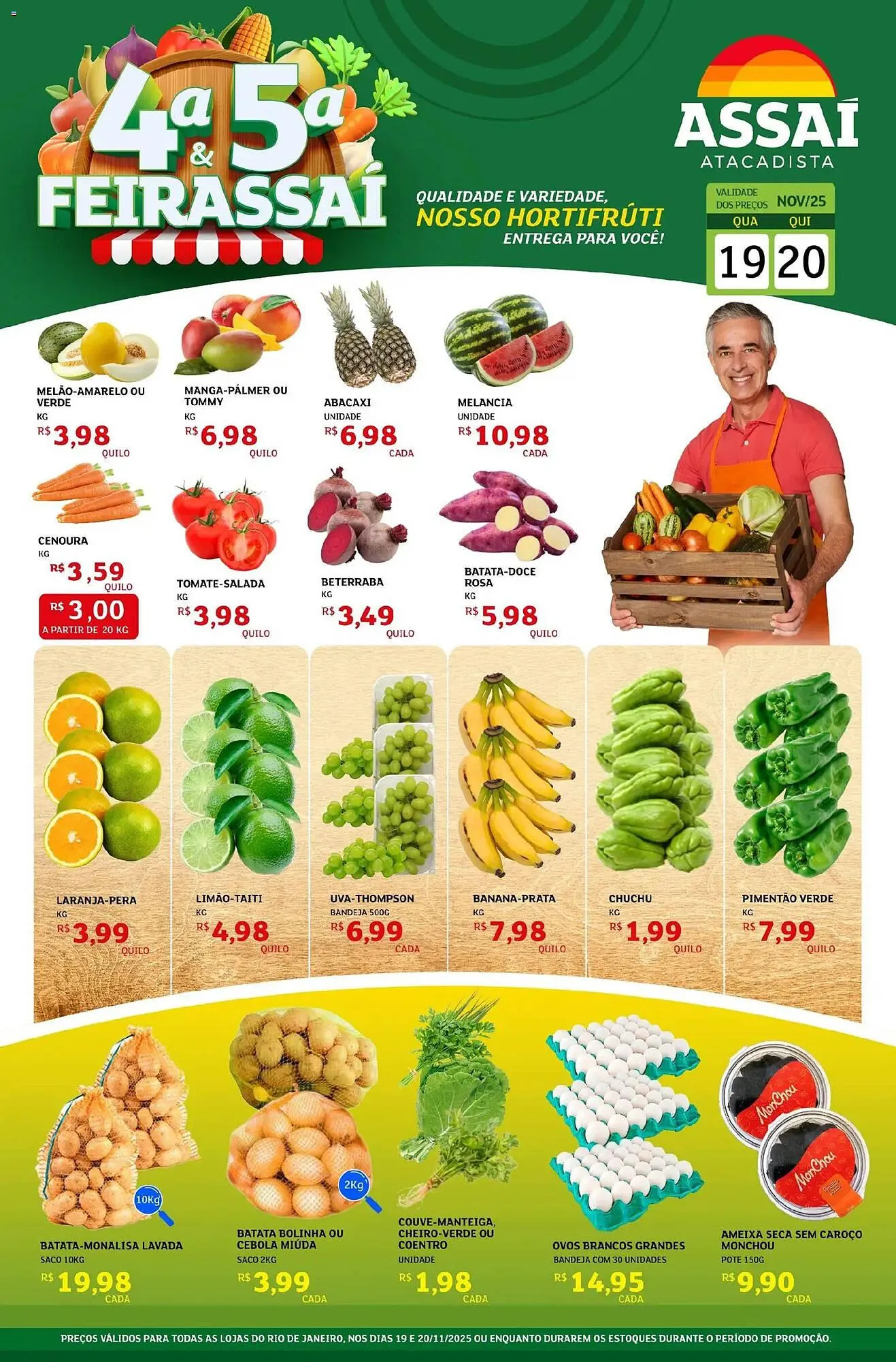 Encarte de Encarte Assaí Atacadista 19 de novembro até 20 de novembro 2025 - Pagina 1