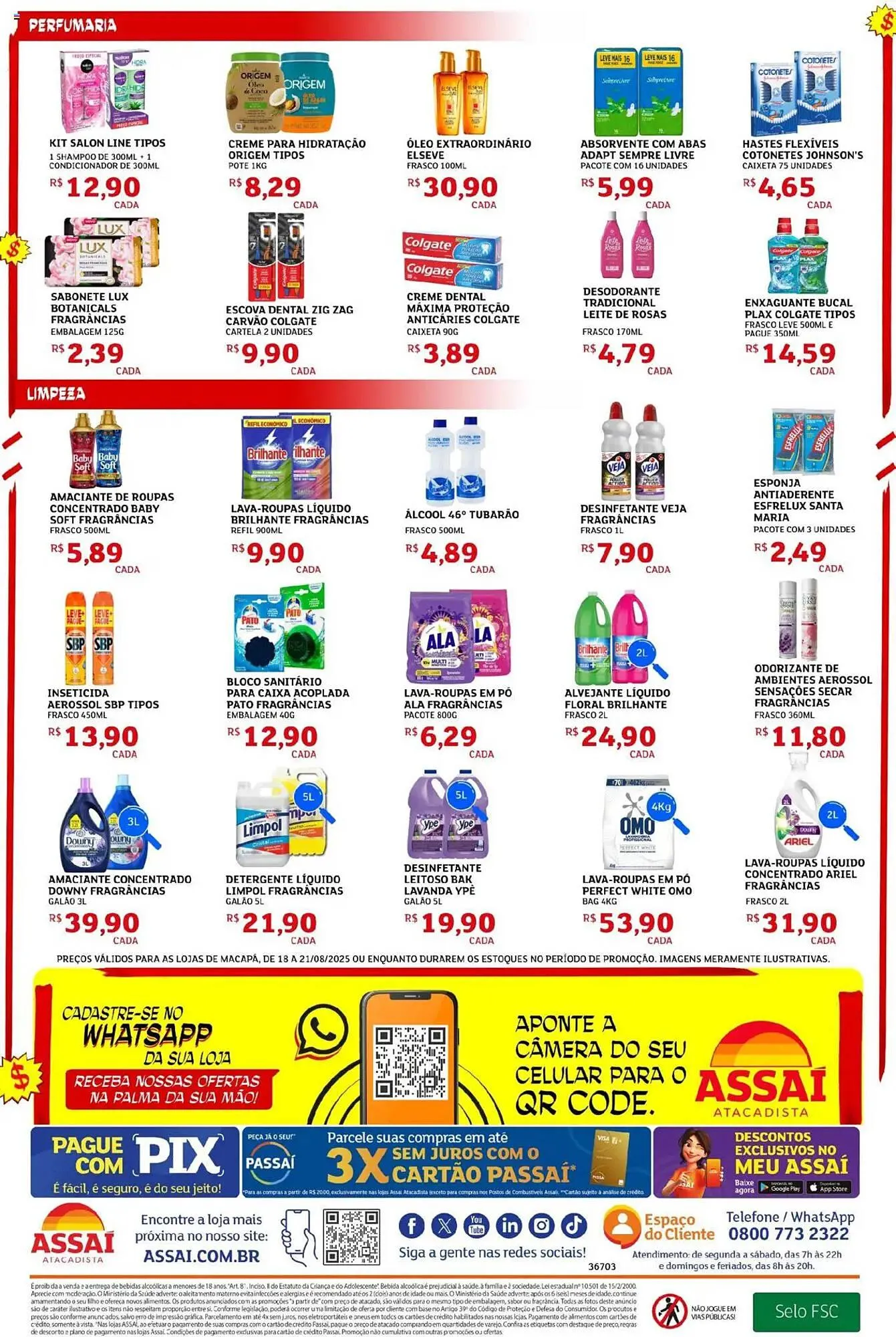 Encarte de Catálogo Assaí Atacadista 18 de agosto até 21 de agosto 2025 - Pagina 4