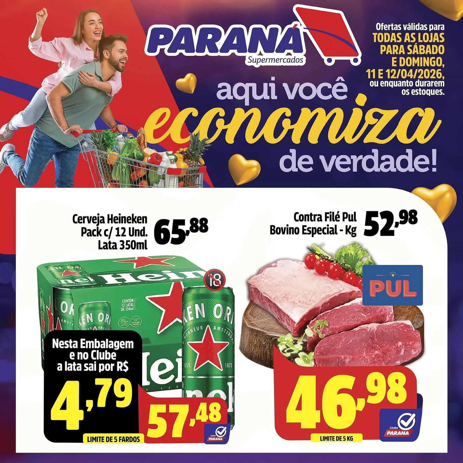 Encarte de Folheto Supermercado Paraná 11 de abril até 12 de abril 2026 - Pagina 1