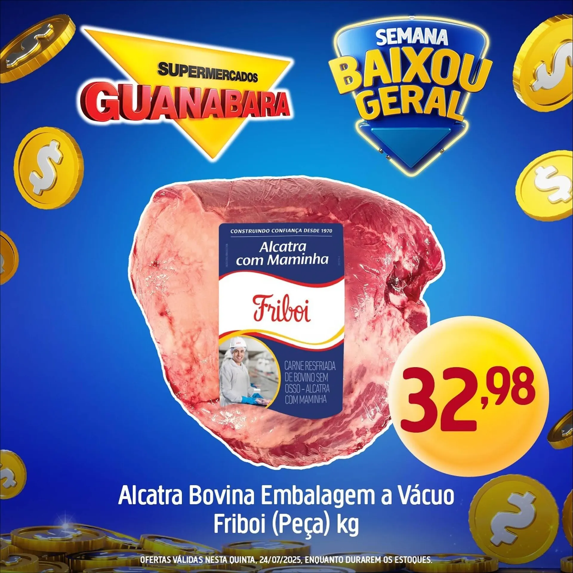 Encarte de Catálogo Supermercados Guanabara 24 de julho até 24 de julho 2025 - Pagina 1