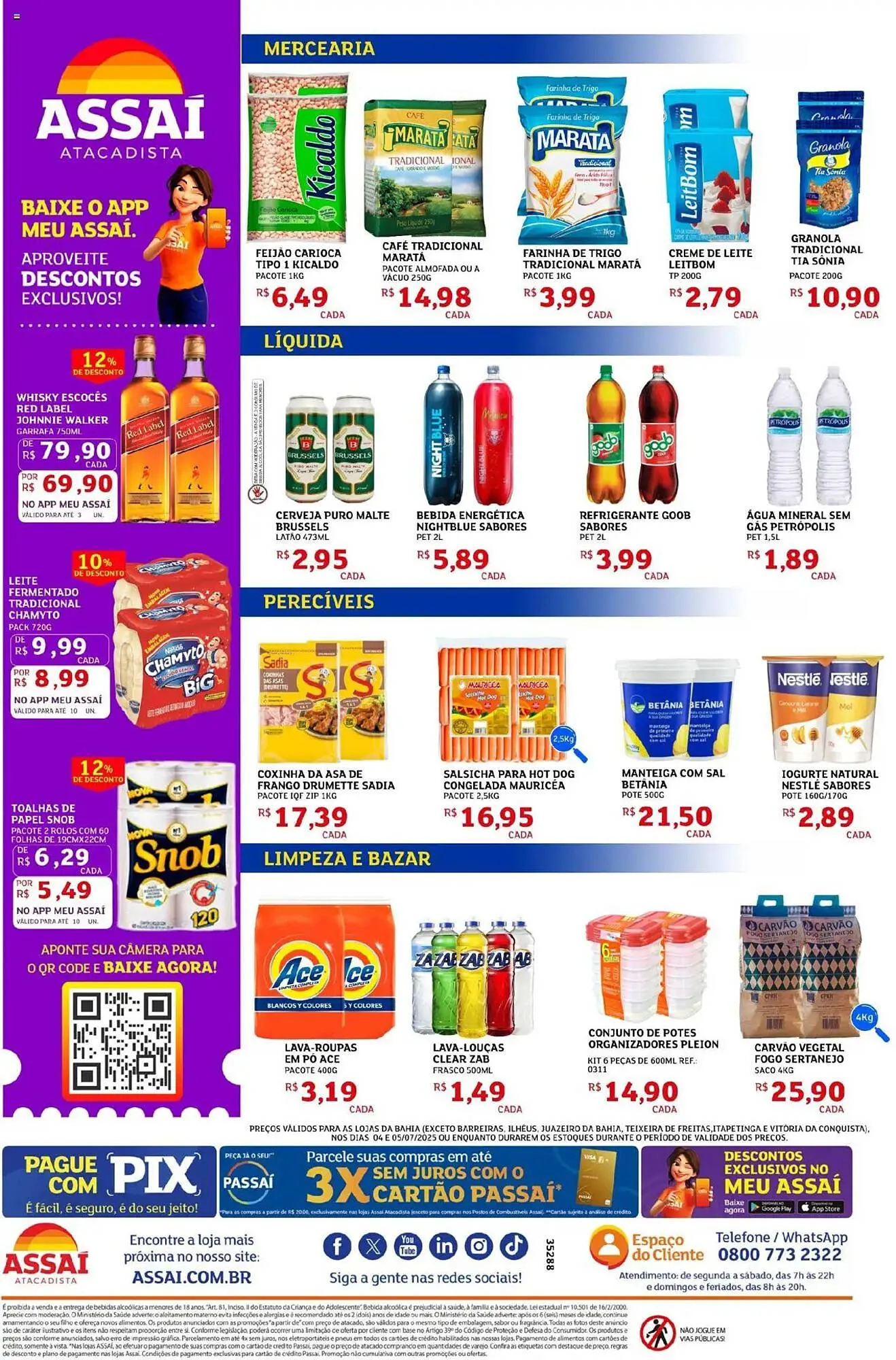 Encarte de Catálogo Assaí Atacadista 4 de julho até 5 de julho 2025 - Pagina 2