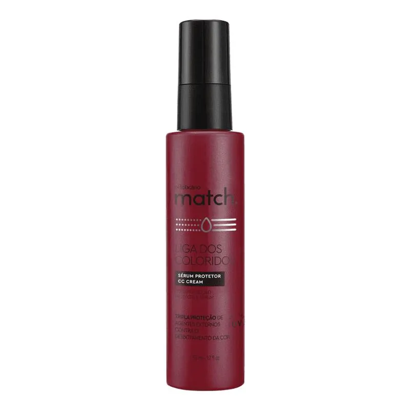Sérum Protetor CC Cream Match Liga dos Coloridos 50ml