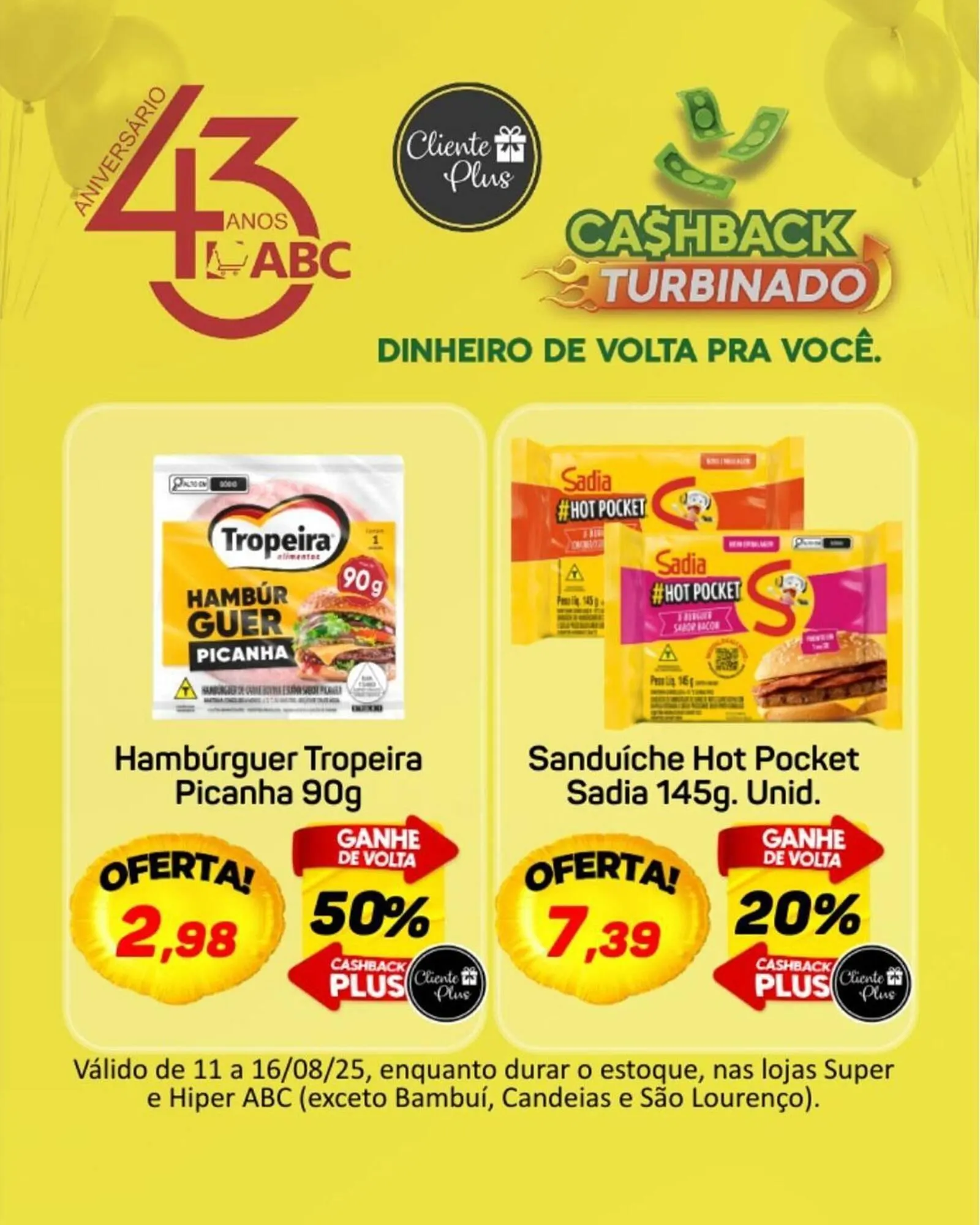 Encarte de Catálogo Supermercados ABC 11 de agosto até 16 de agosto 2025 - Pagina 7