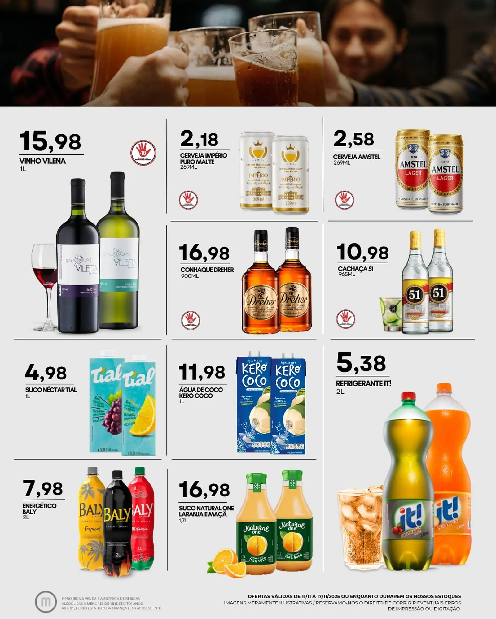 Encarte de Folheto Mercadão Atacadista 11 de novembro até 17 de novembro 2025 - Pagina 2