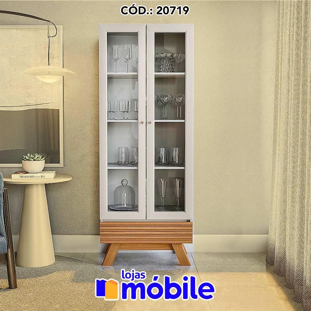 Cristaleira Retrô Marsala (20719)