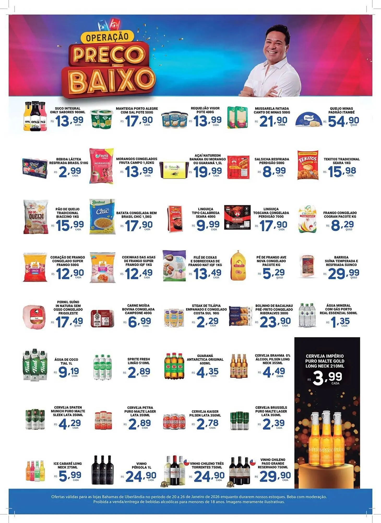 Encarte de Catálogo Bahamas Supermercados 21 de janeiro até 26 de janeiro 2026 - Pagina 2