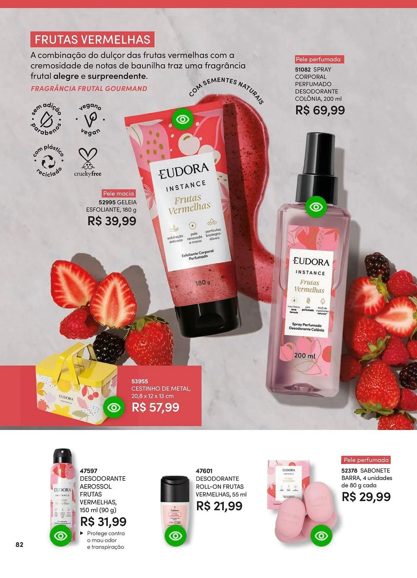 Encarte de Catálogo Eudora 23 de abril até 30 de junho 2025 - Pagina 88