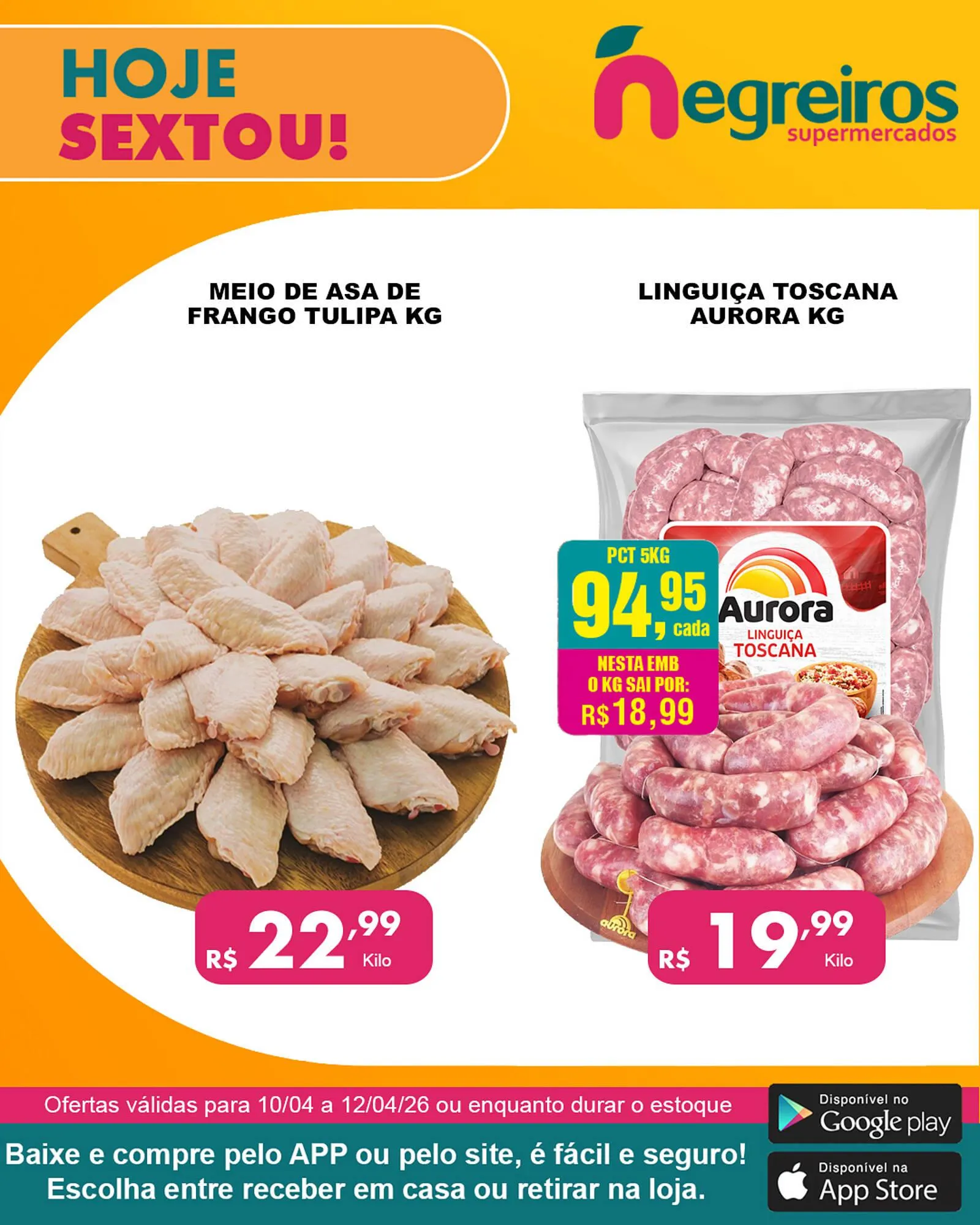 Encarte de Folheto Negreiros 11 de abril até 12 de abril 2026 - Pagina 1