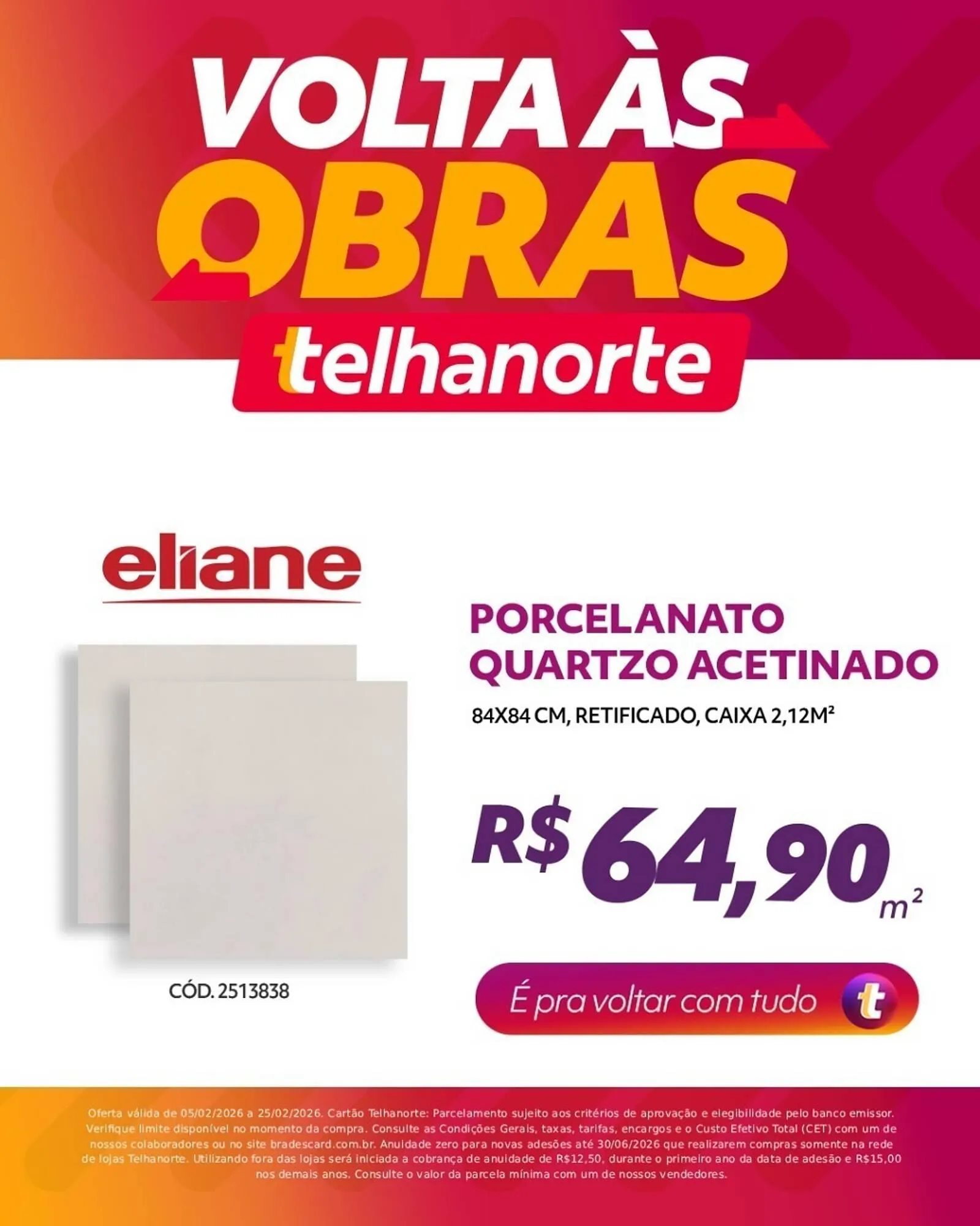 Encarte de Catálogo Telhanorte 14 de fevereiro até 25 de fevereiro 2026 - Pagina 4