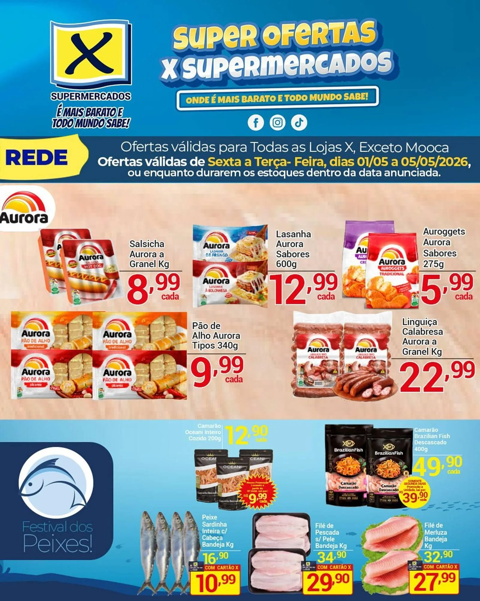 Encarte de Folheto X Supermercados 1 de maio até 5 de maio 2026 - Pagina 4