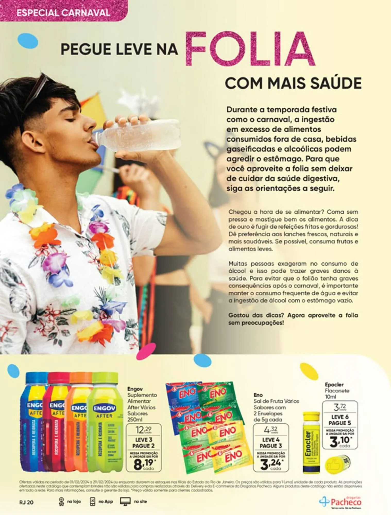 Encarte de Catálogo Drogarias Pacheco 1 de fevereiro até 29 de fevereiro 2024 - Pagina 20
