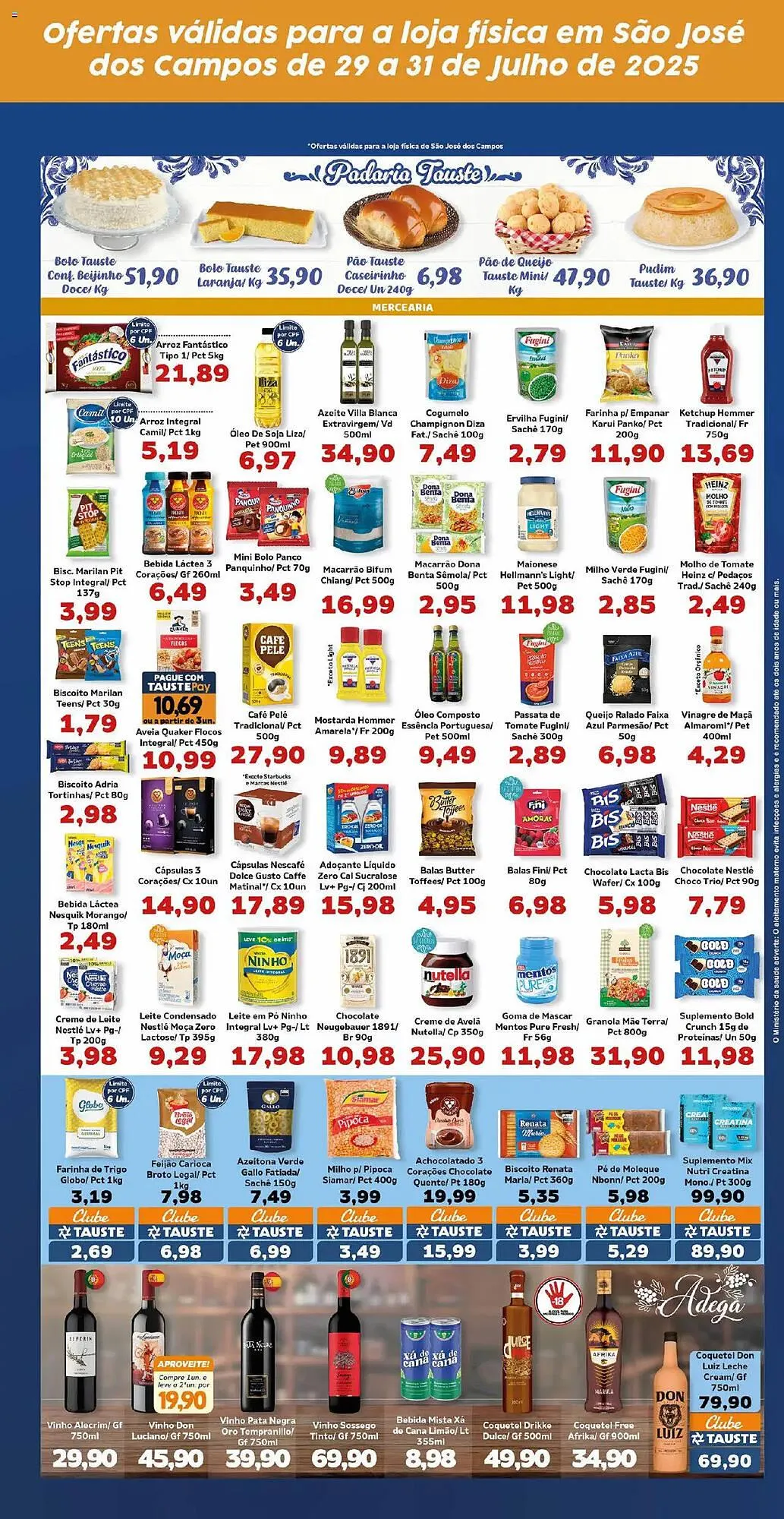 Encarte de Catálogo Supermercados Tauste 29 de julho até 1 de agosto 2025 - Pagina 3