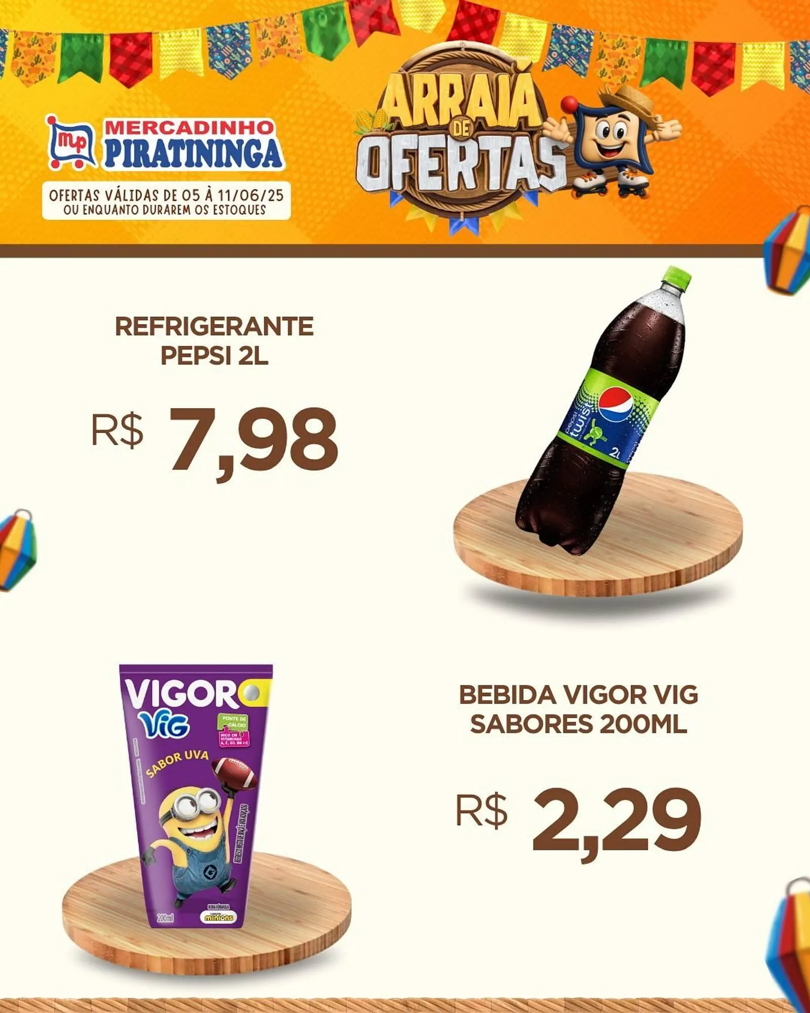 Encarte de Catálogo Mercadinho Piratininga 5 de junho até 11 de junho 2025 - Pagina 5