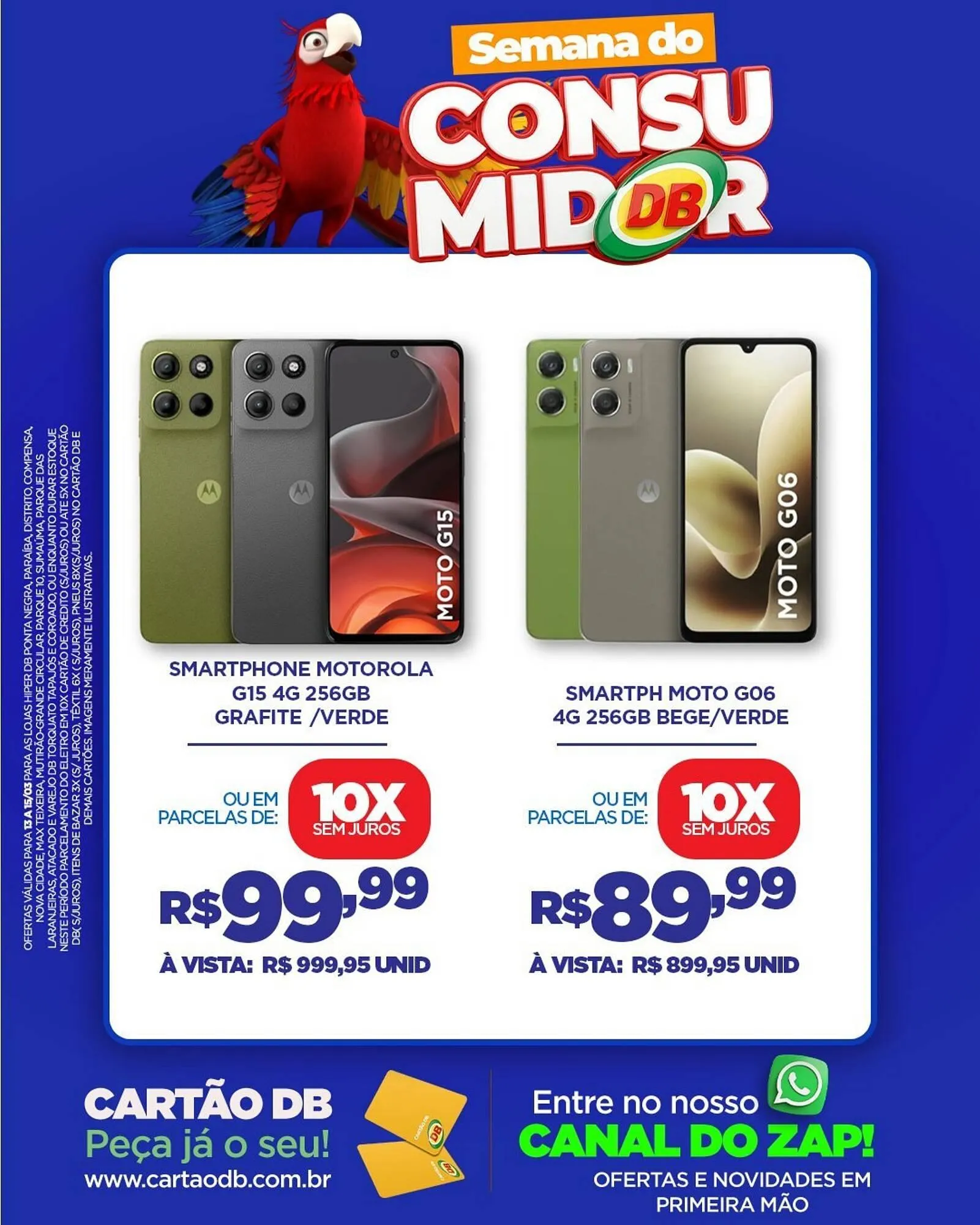 Encarte de Catálogo DB Supermercados 13 de março até 15 de março 2026 - Pagina 15