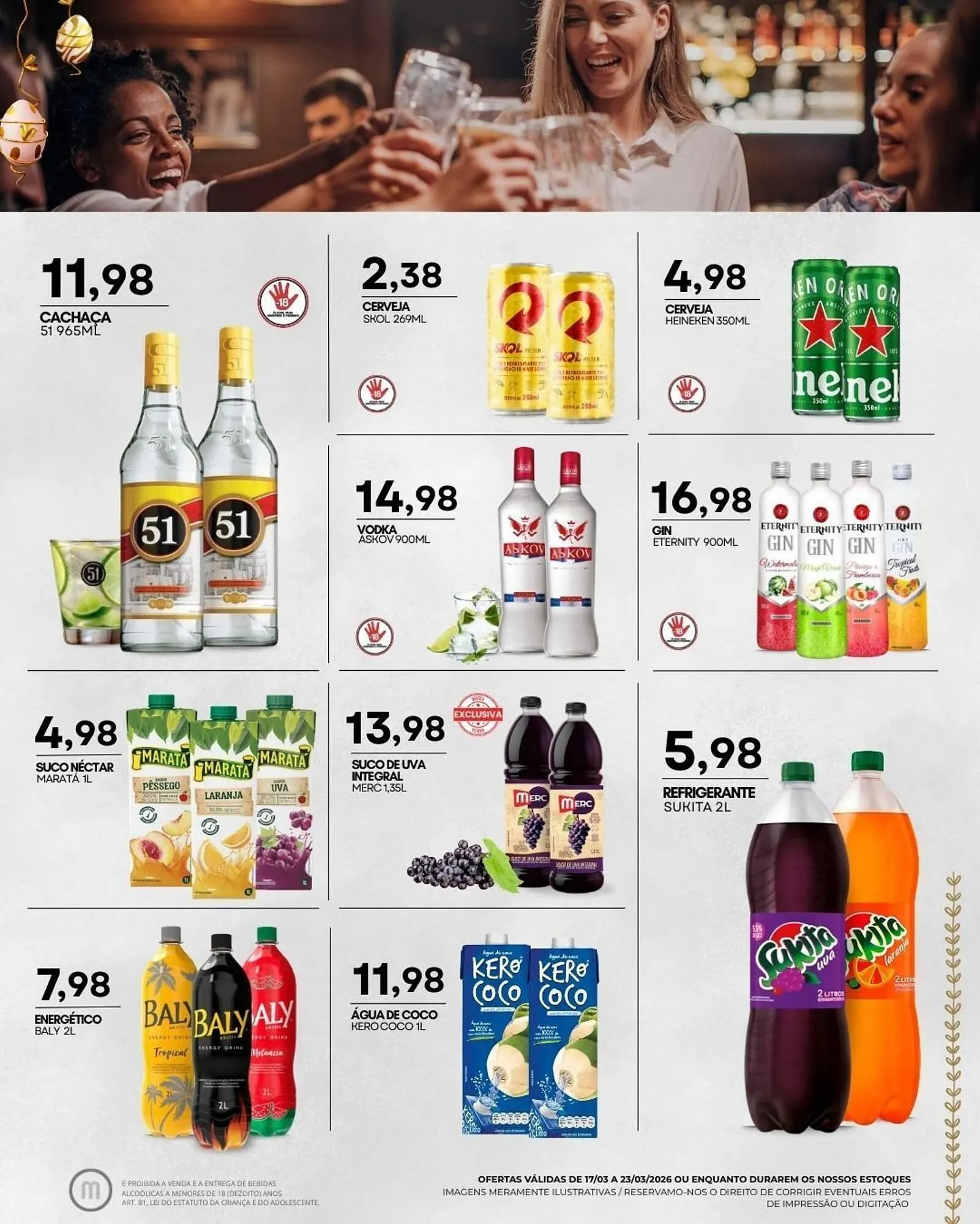 Encarte de Folheto Mercadão Atacadista 17 de março até 23 de março 2026 - Pagina 2