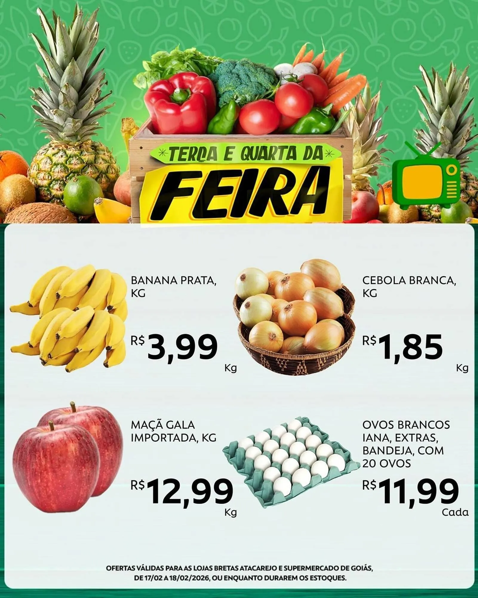 Encarte de Catálogo Supermercados Bretas 17 de fevereiro até 18 de fevereiro 2026 - Pagina 7