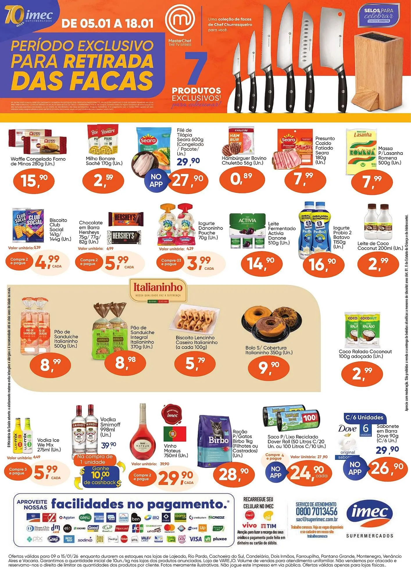 Encarte de Catálogo Imec Supermercados 9 de janeiro até 15 de janeiro 2026 - Pagina 2