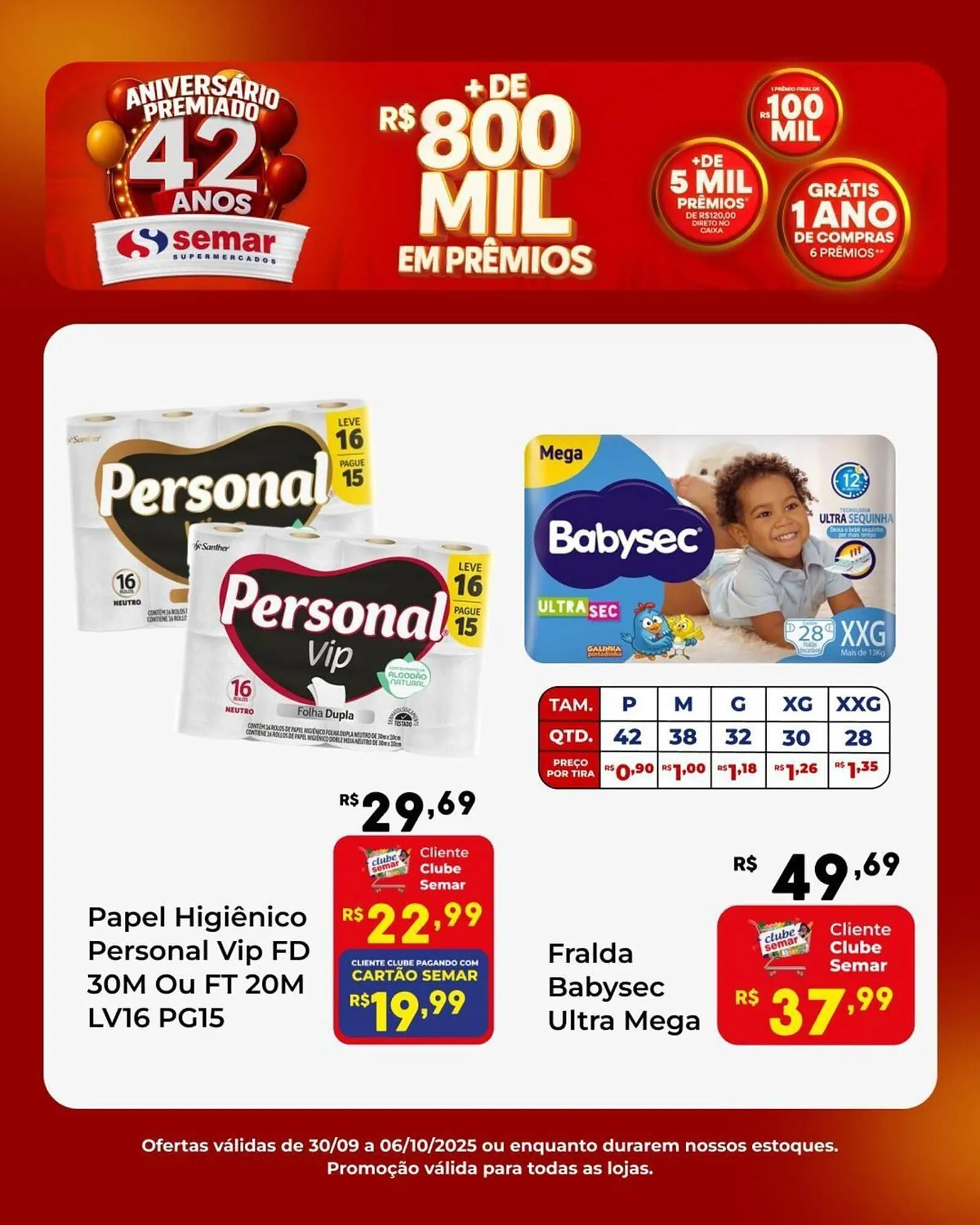 Encarte de Folheto Semar Supermercado 30 de setembro até 6 de outubro 2025 - Pagina 7
