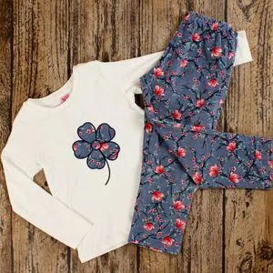 Pijama Plush Floral - 294