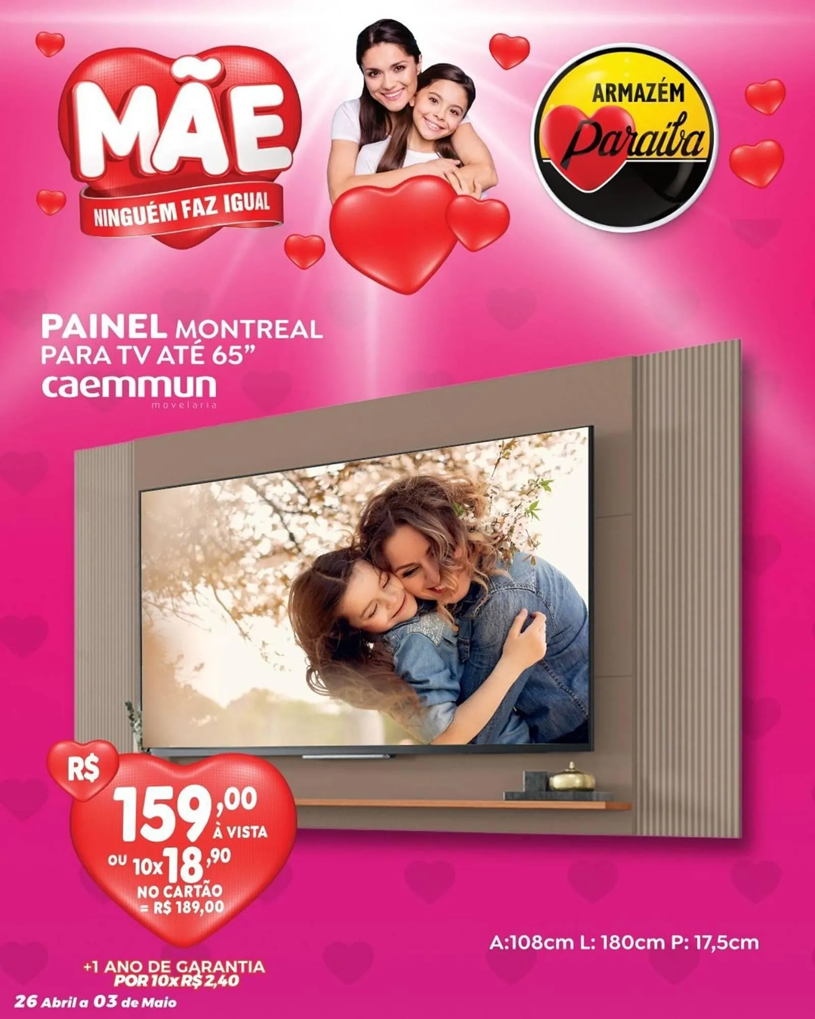 Encarte de Catálogo Armazém Paraíba 26 de abril até 3 de maio 2026 - Pagina 1