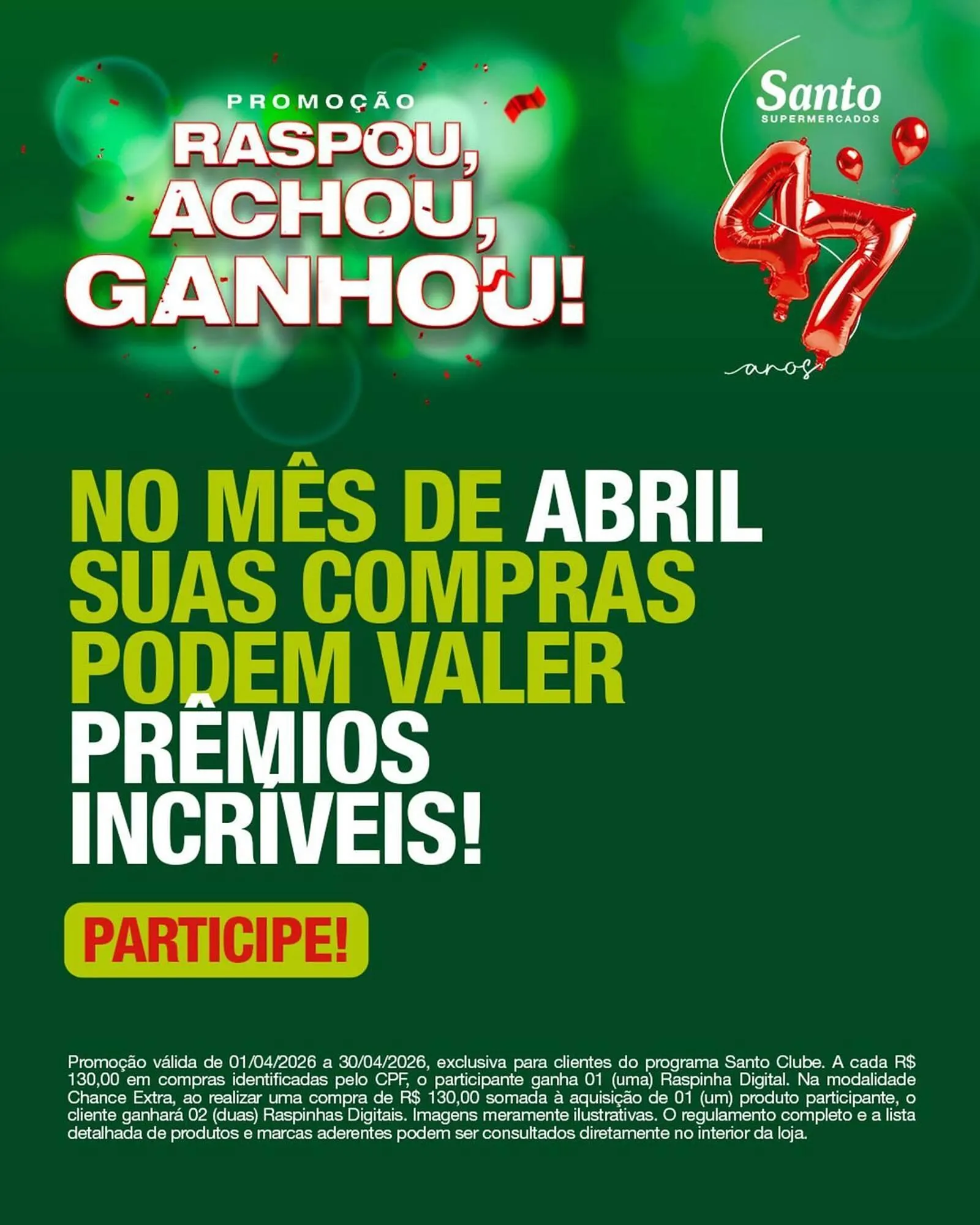 Encarte de Catálogo Santo Supermercados 1 de abril até 30 de abril 2026 - Pagina 3
