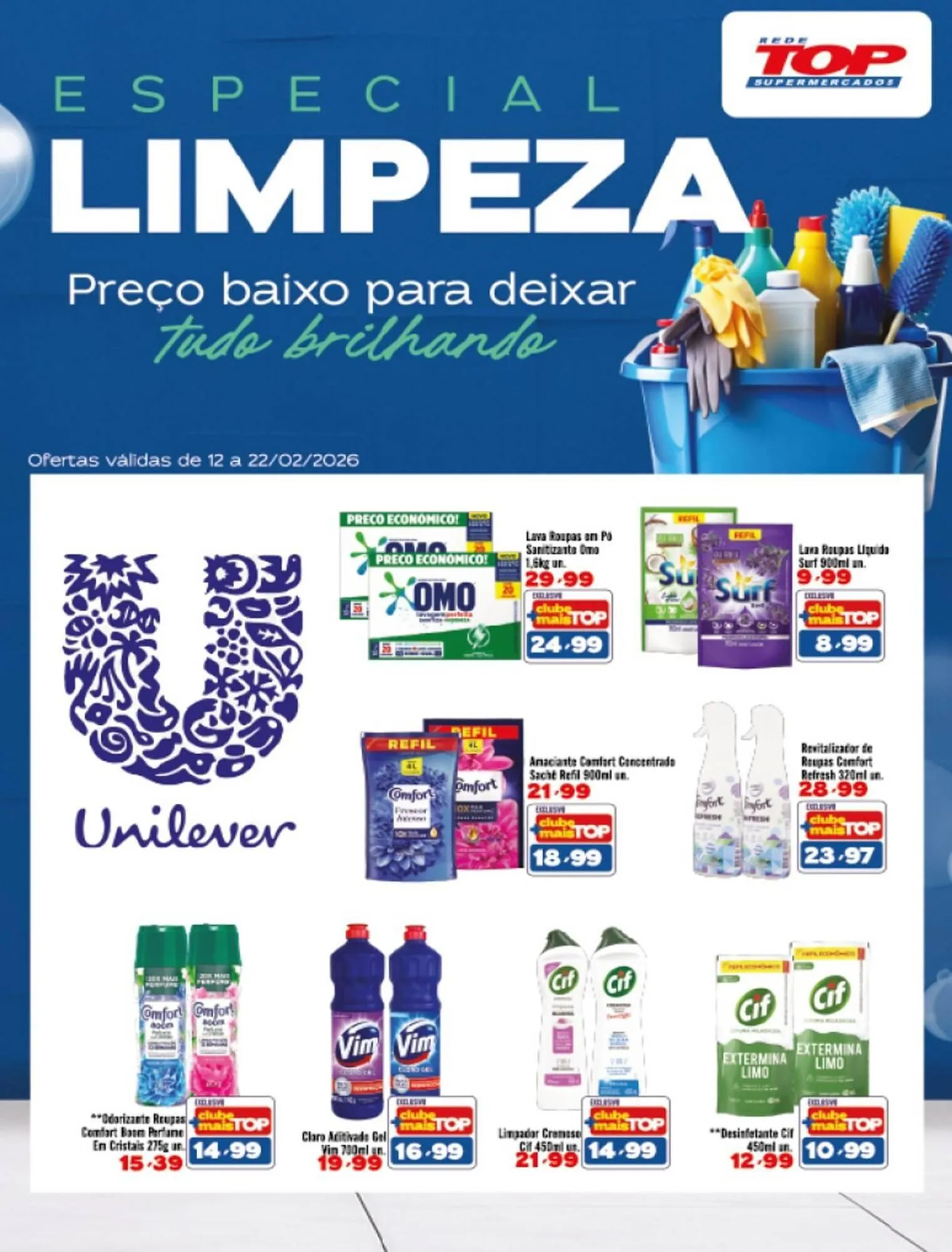 Encarte de Encarte Rede Top 12 de fevereiro até 22 de fevereiro 2026 - Pagina 1