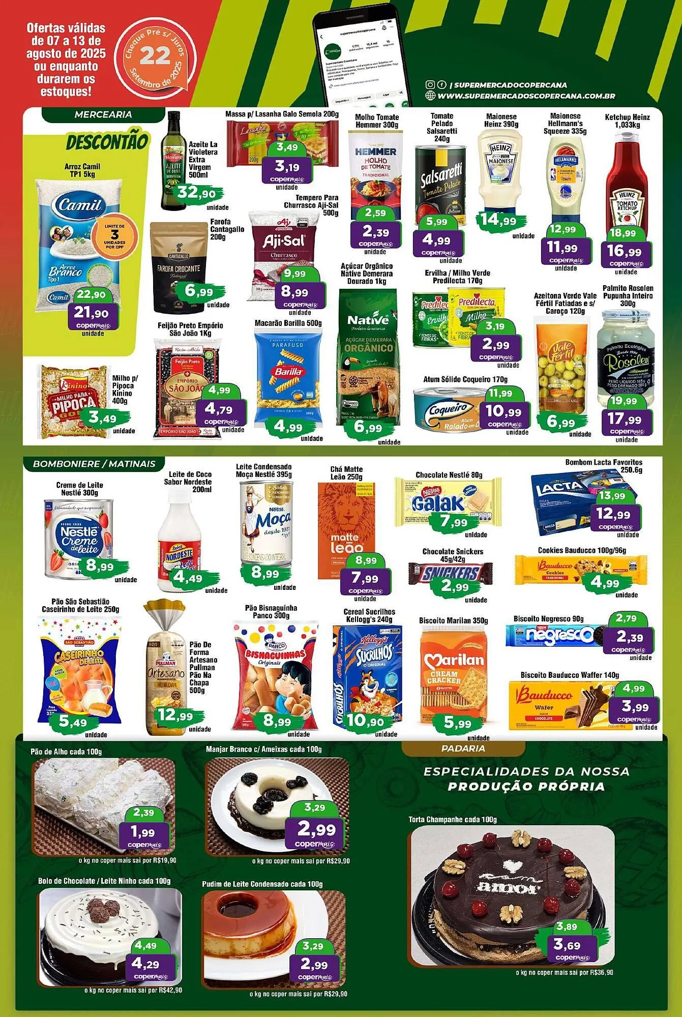 Encarte de Catálogo Copercana 11 de agosto até 13 de agosto 2025 - Pagina 2