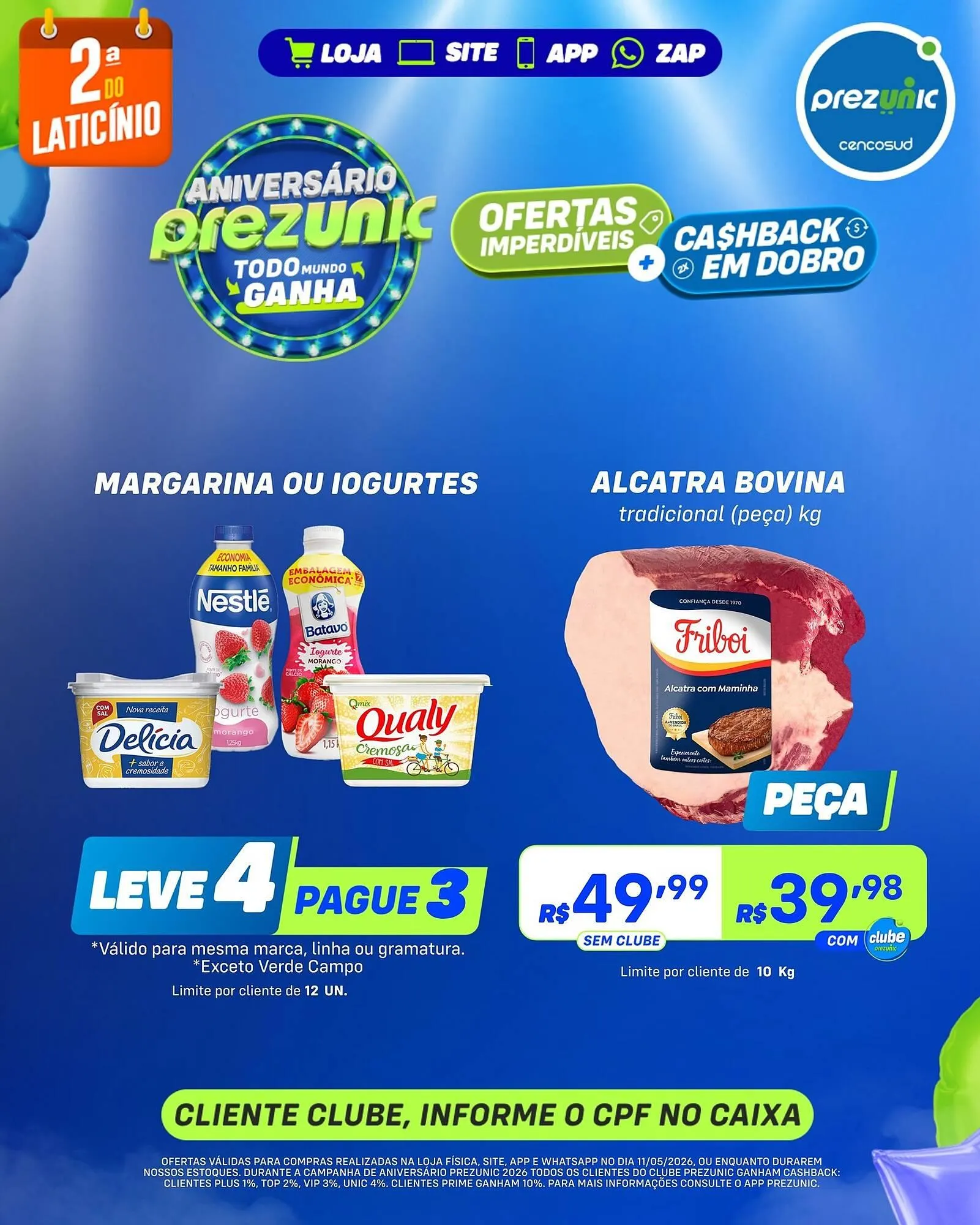 Encarte de Encarte Prezunic 11 de maio até 11 de maio 2026 - Pagina 3