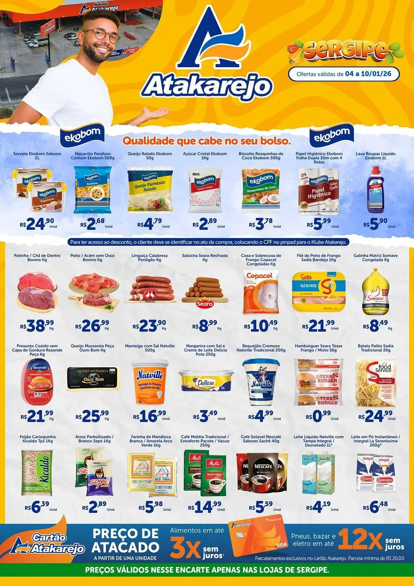 Encarte de Encarte Atakarejo 4 de janeiro até 10 de janeiro 2026 - Pagina 1