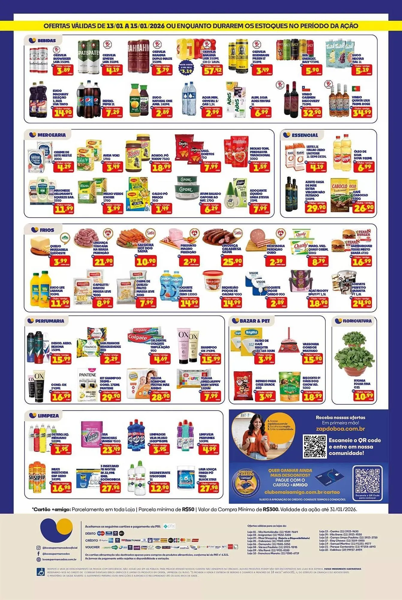 Encarte de Tabloide Boa Supermercados 13 de janeiro até 15 de janeiro 2026 - Pagina 2