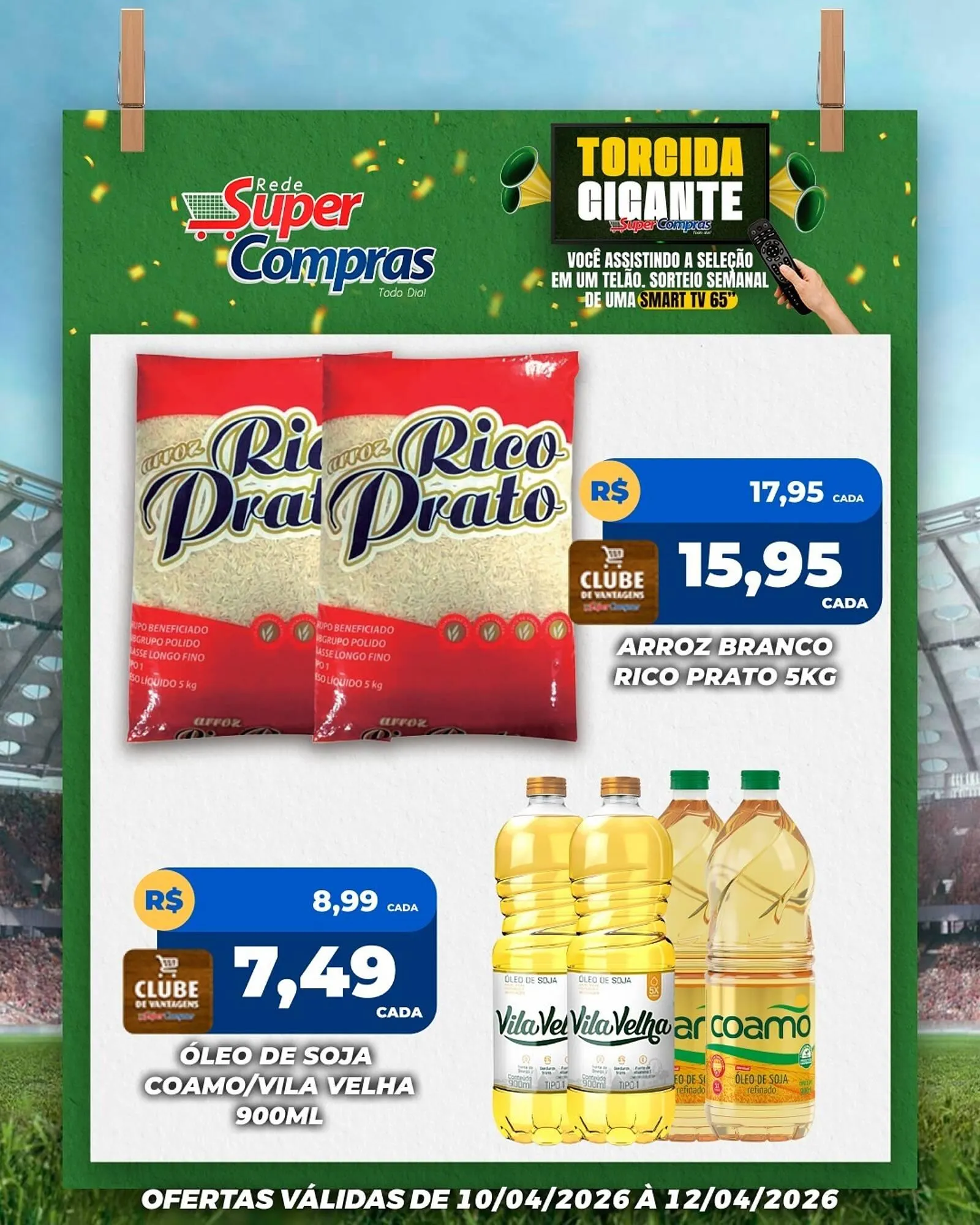 Encarte de Encarte Rede Super Compras 10 de abril até 12 de abril 2026 - Pagina 1